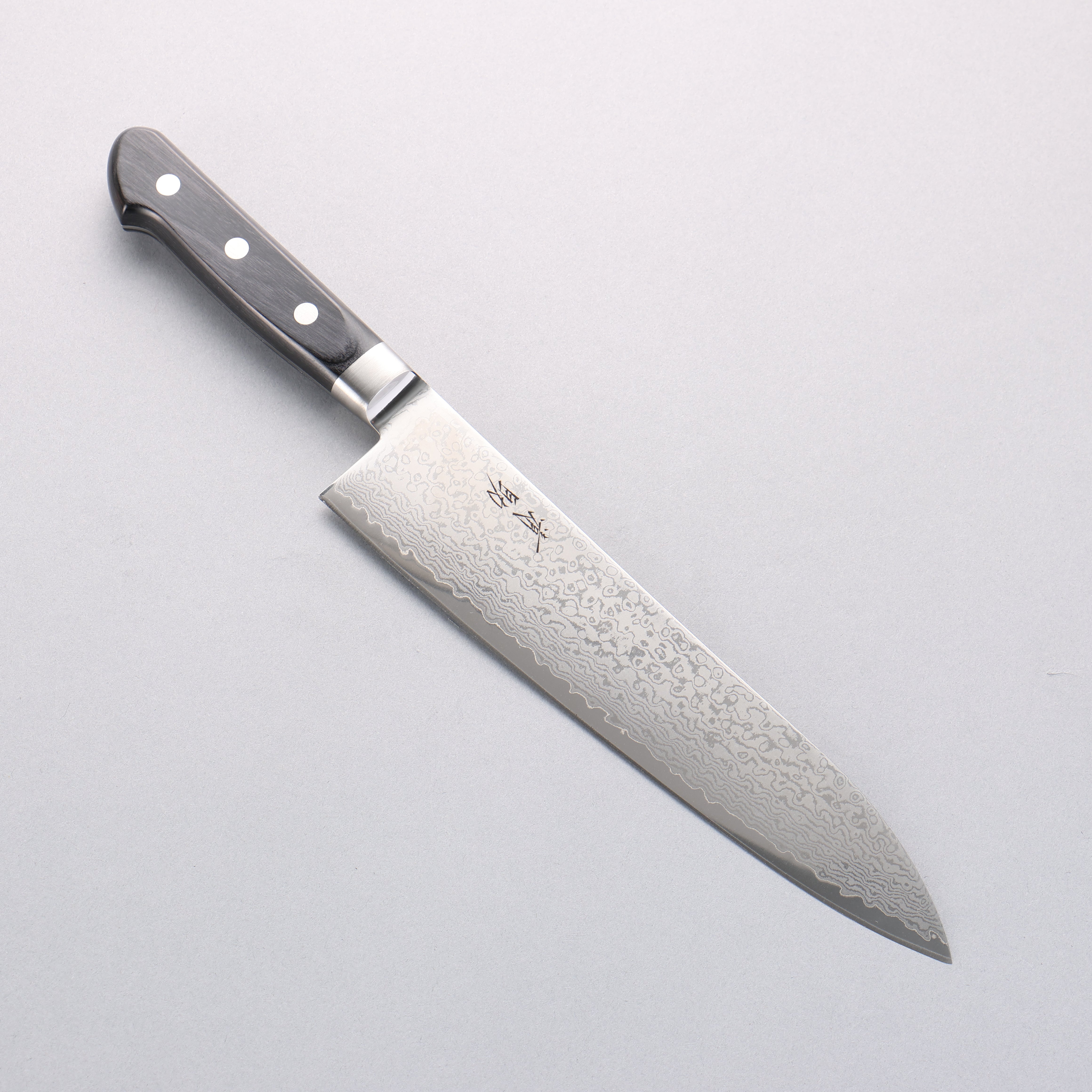 Seisuke VG10 33 Layer Damascus Gyuto 210mm Black Pakka wood Handle - Seisuke Knife