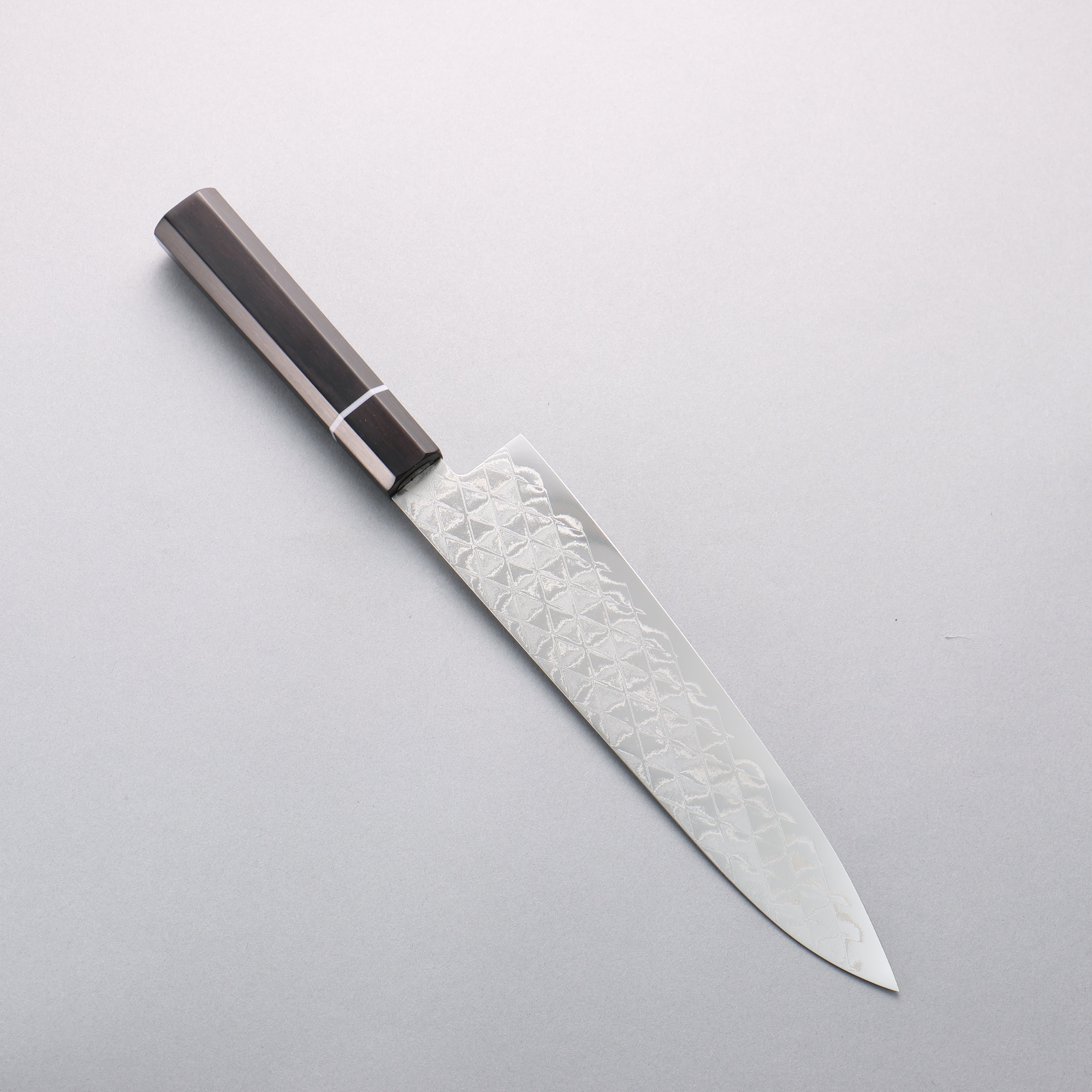 Seisuke AUS10 Mirror Crossed Gyuto 210mm Black Pakkawood Handle - Seisuke Knife