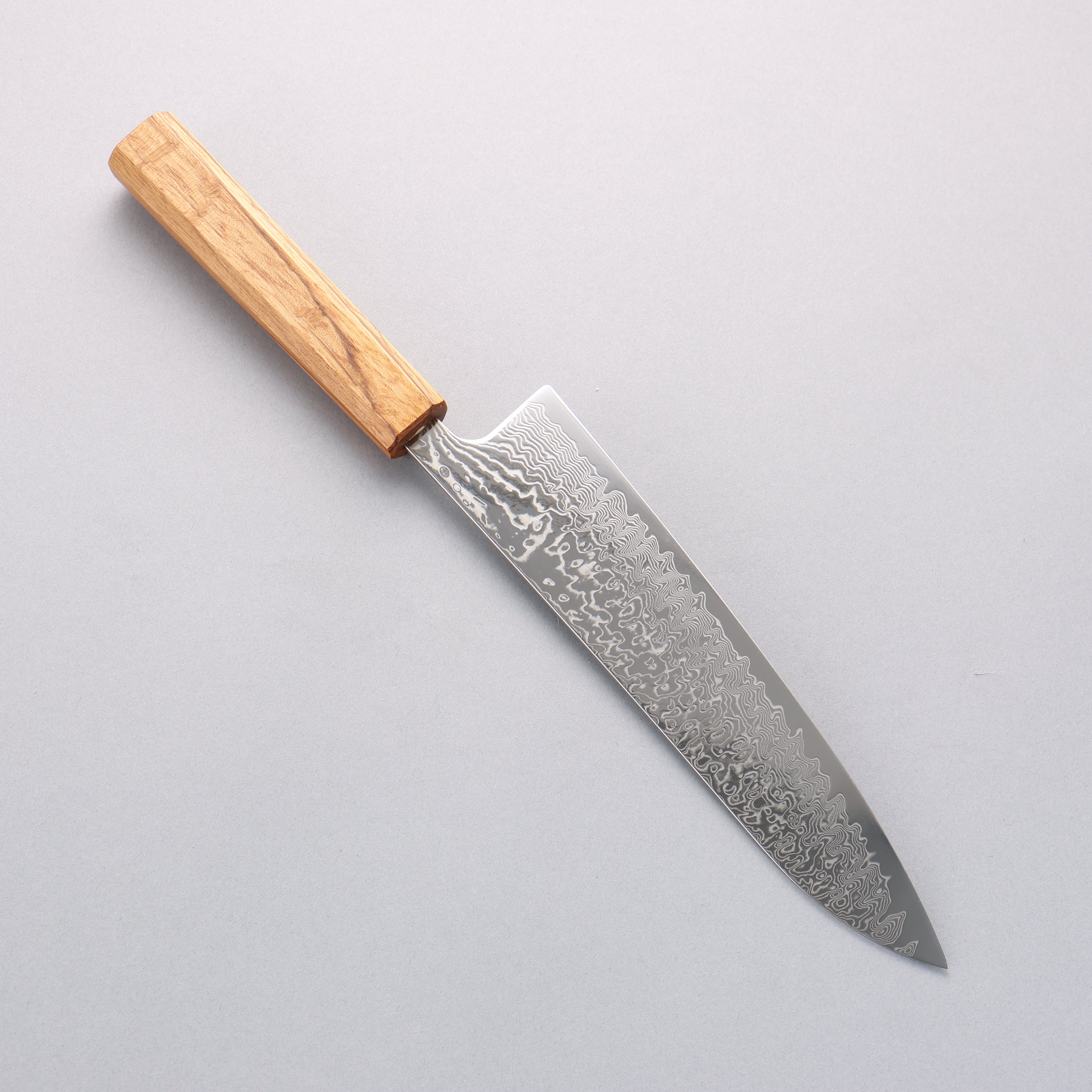 Seisuke SLD 49 Layer Damascus Gyuto 210mm Oak Handle - Seisuke Knife