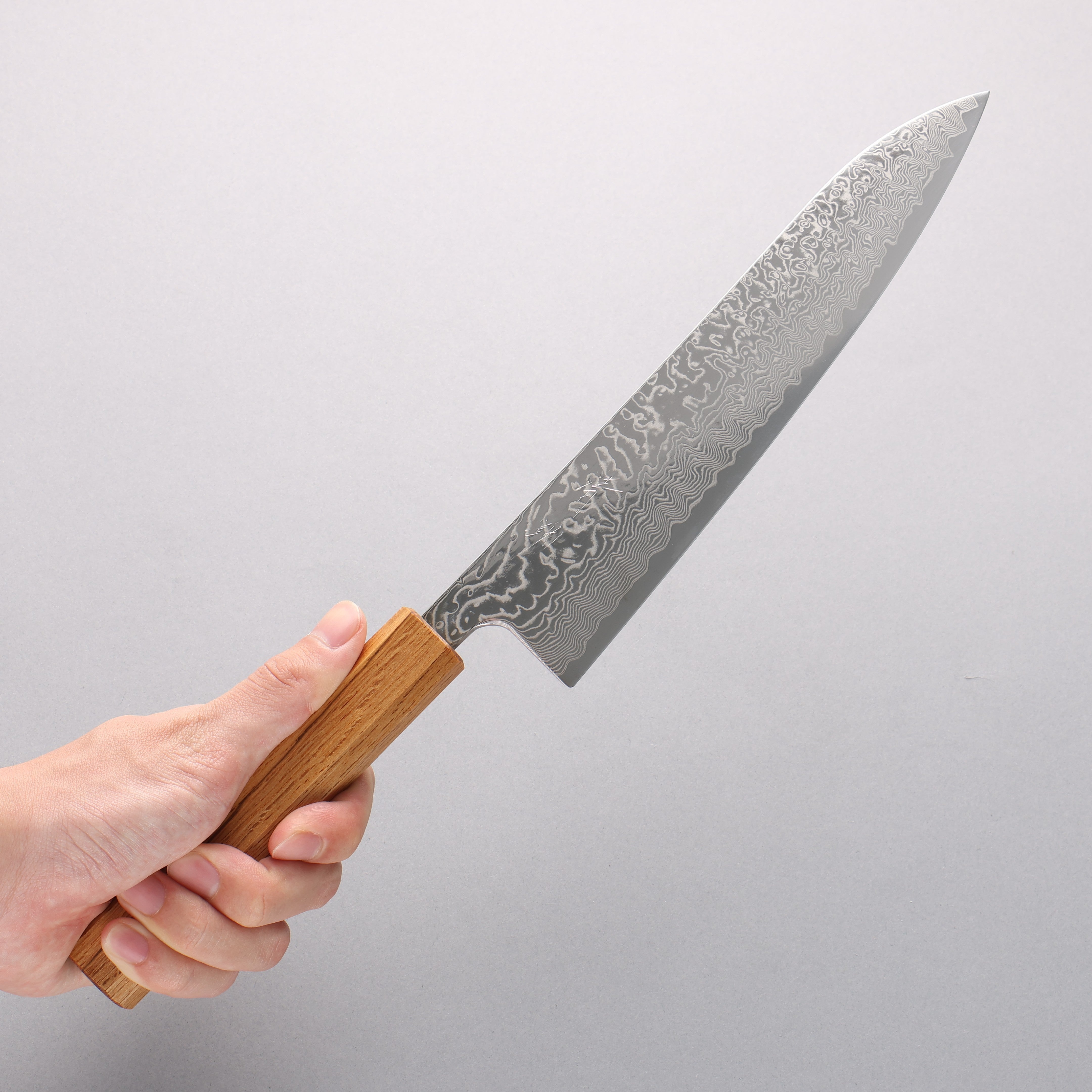 Seisuke SLD 49 Layer Damascus Gyuto 210mm Oak Handle - Seisuke Knife