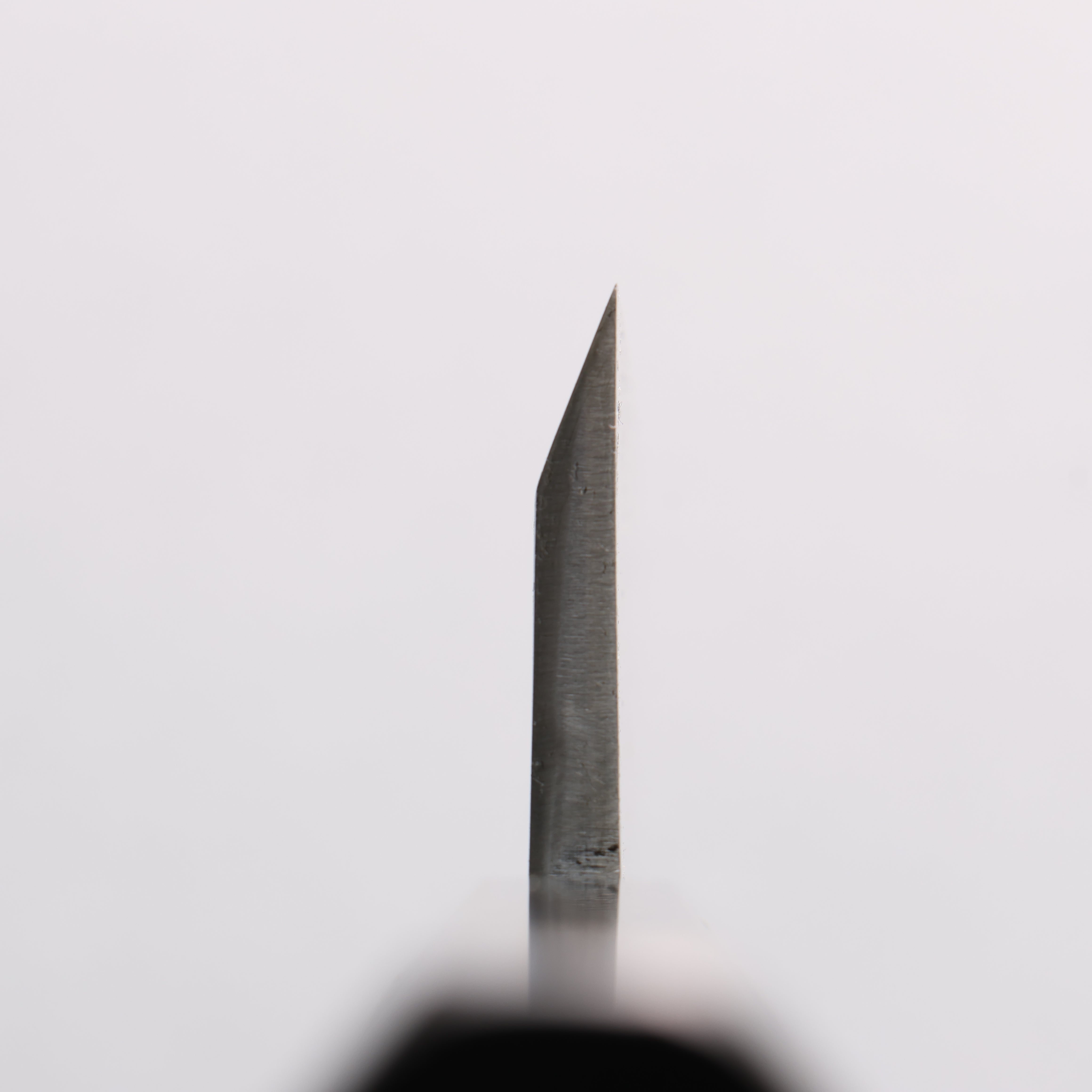 Minamoto Akitada Blue Steel No.2 Aideba 165mm Ebony Wood & Black Water Buffalo Horn Handle - Seisuke Knife