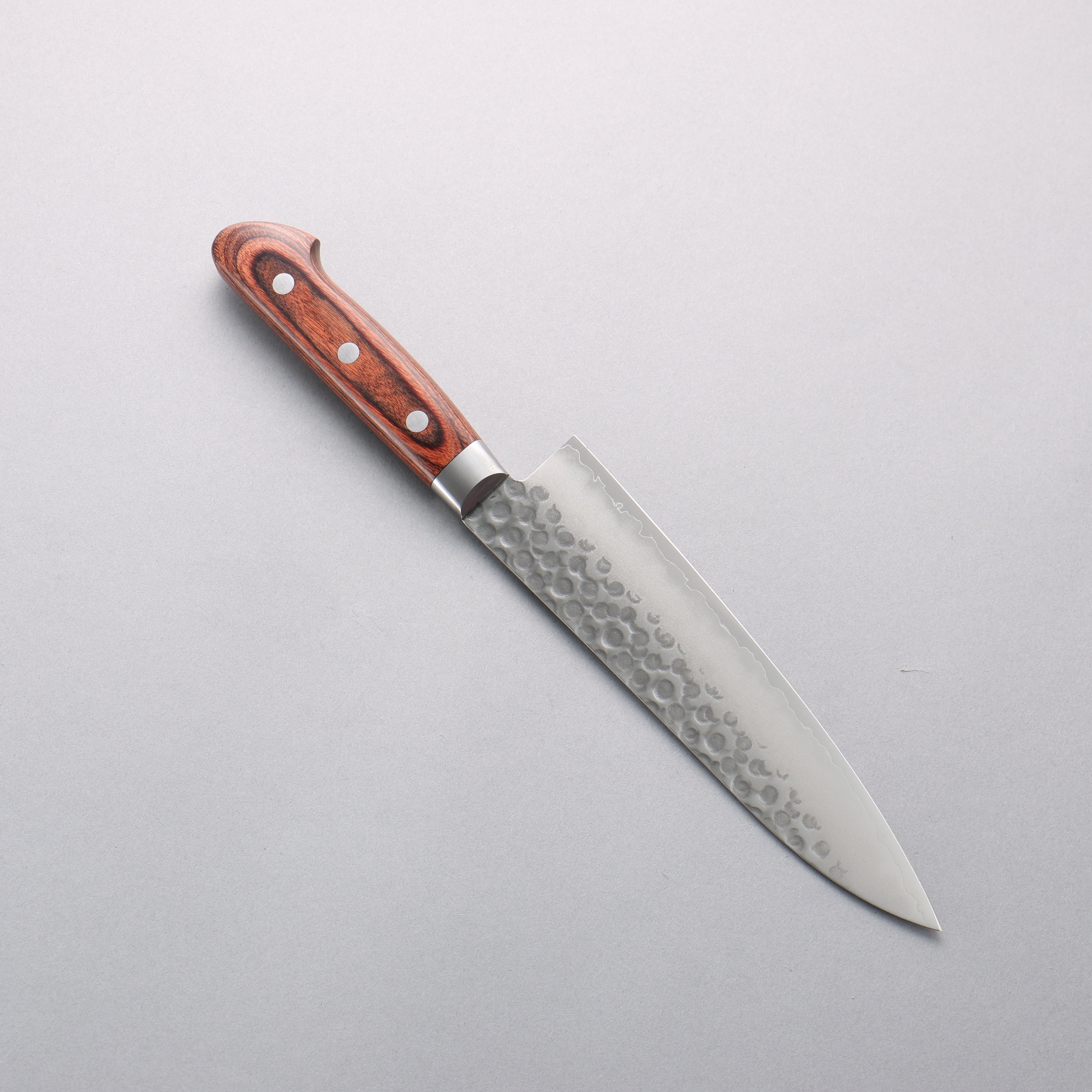 Seisuke VG10 Hammered Gyuto 180mm Mahogany Handle - Seisuke Knife
