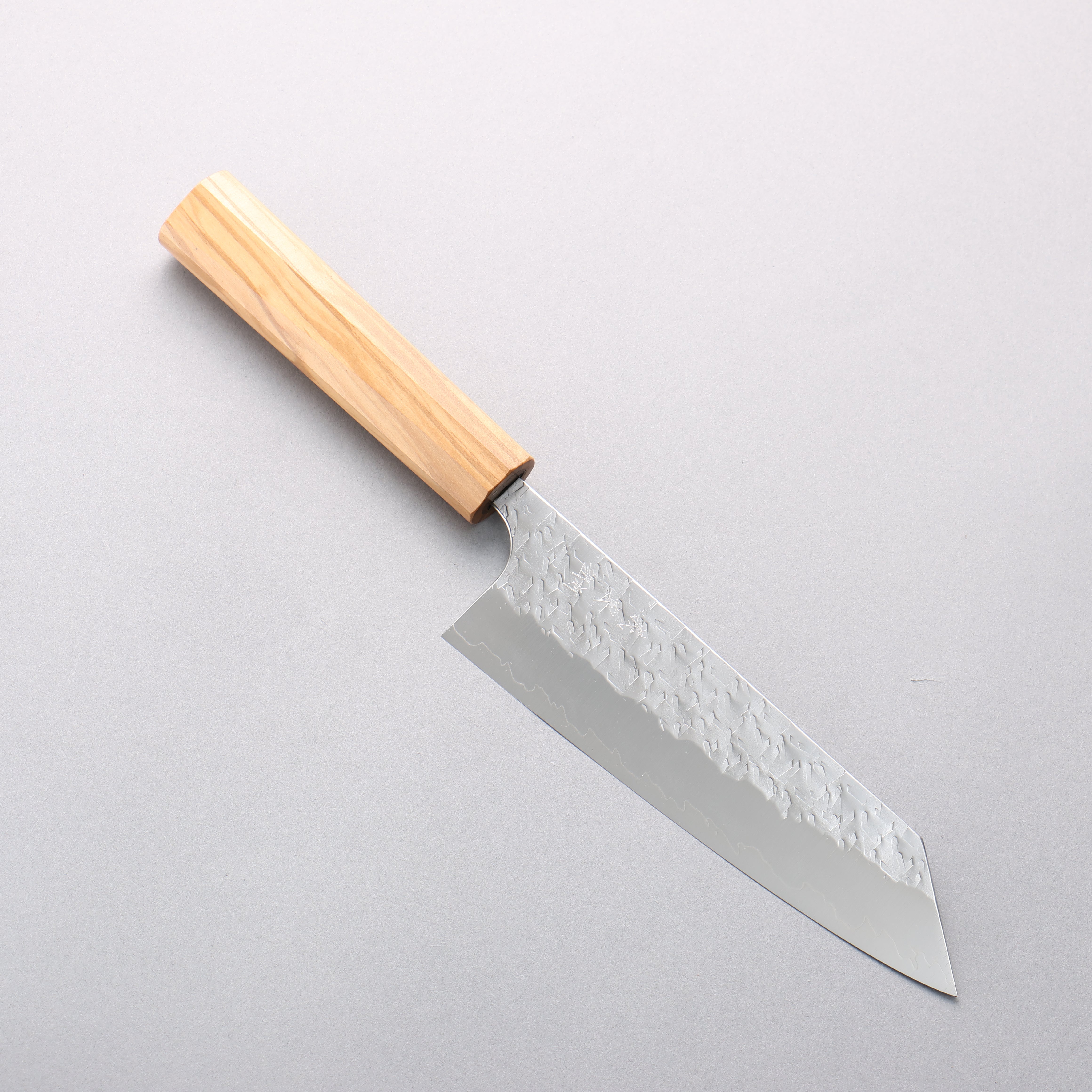 Yoshimi Kato Hyo SG2 Hammered Bunka 170mm Olive tree (V Shaped) Handle - Seisuke Knife