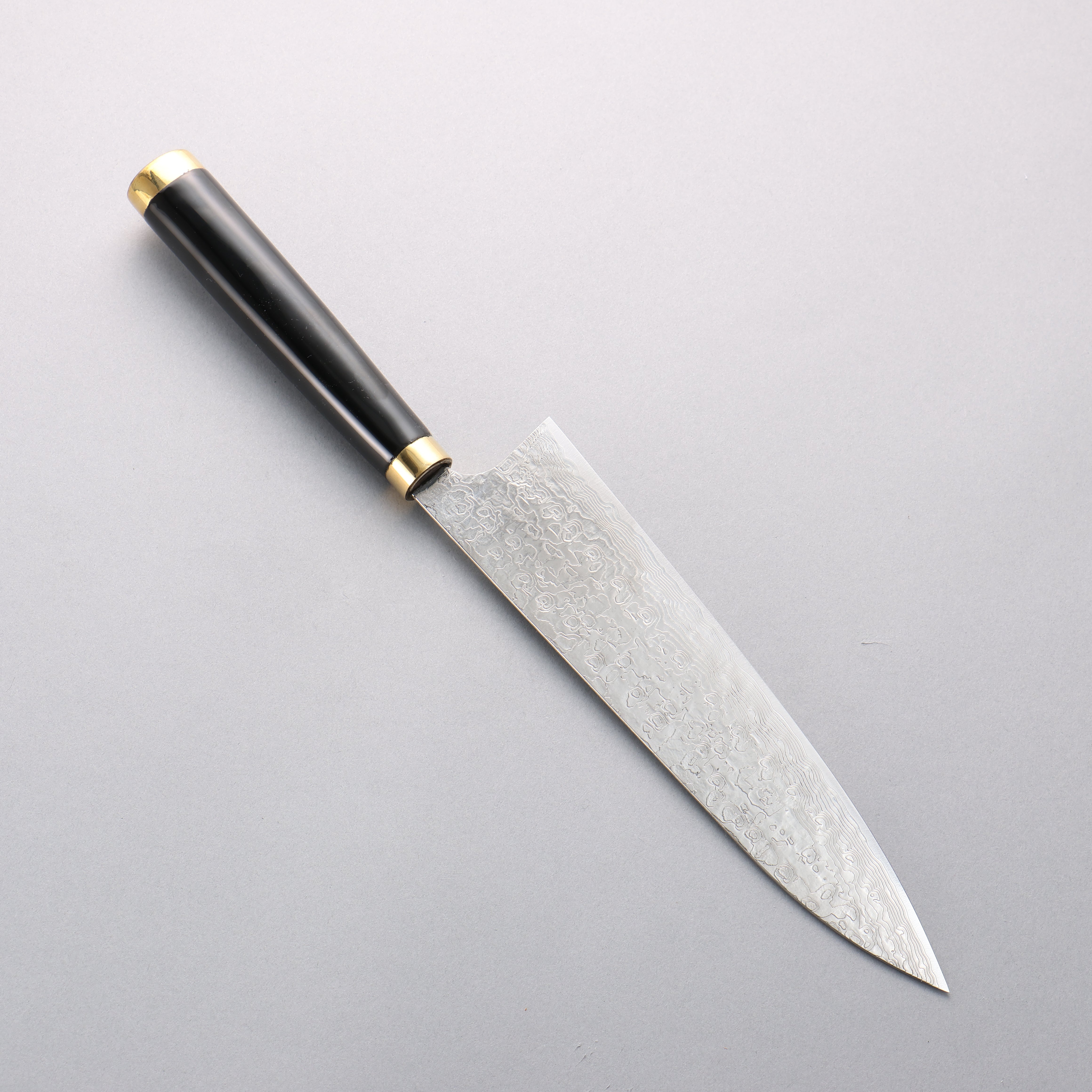 Takeshi Saji Maki-e Art Crane SG2 Diamond Finish Gyuto 210mm Wood(Lacquered) Handle with Sheath - Seisuke Knife