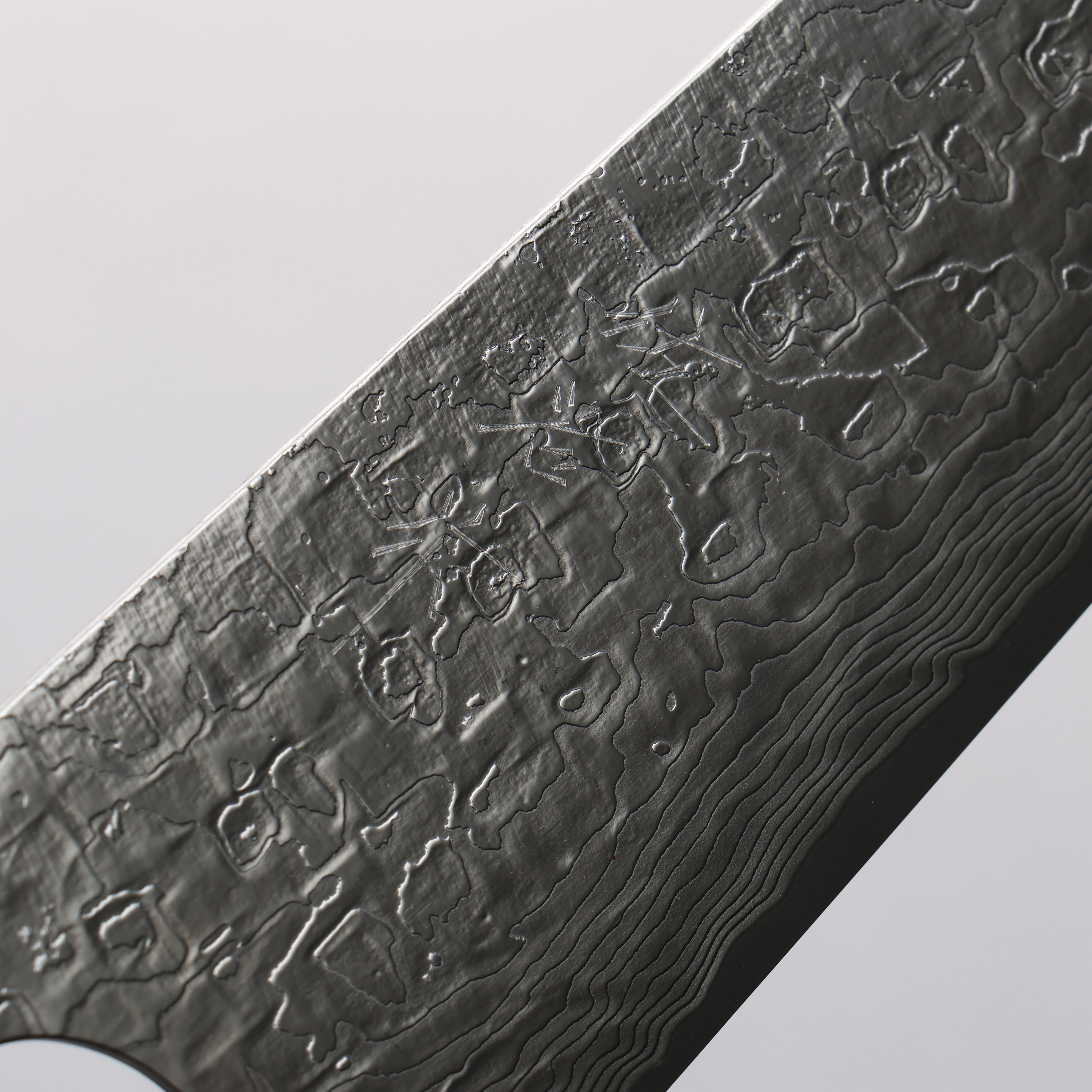 Takeshi Saji Maki-e Art Crane SG2 Diamond Finish Gyuto 210mm Wood(Lacquered) Handle with Sheath - Seisuke Knife