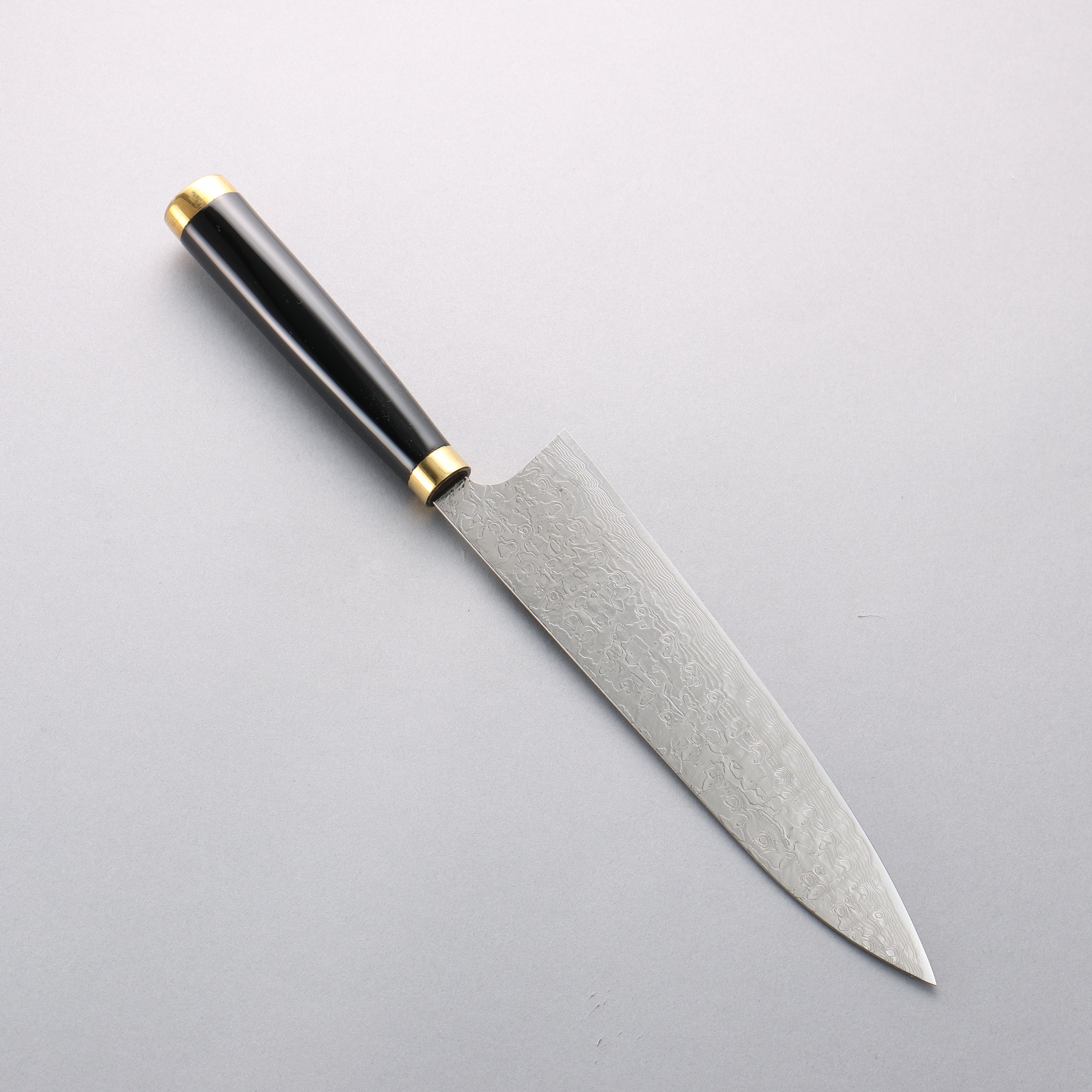 Takeshi Saji Maki-e Art Tiger SG2 Diamond Finish Gyuto 210mm Wood(Lacquered) Handle with Sheath - Seisuke Knife
