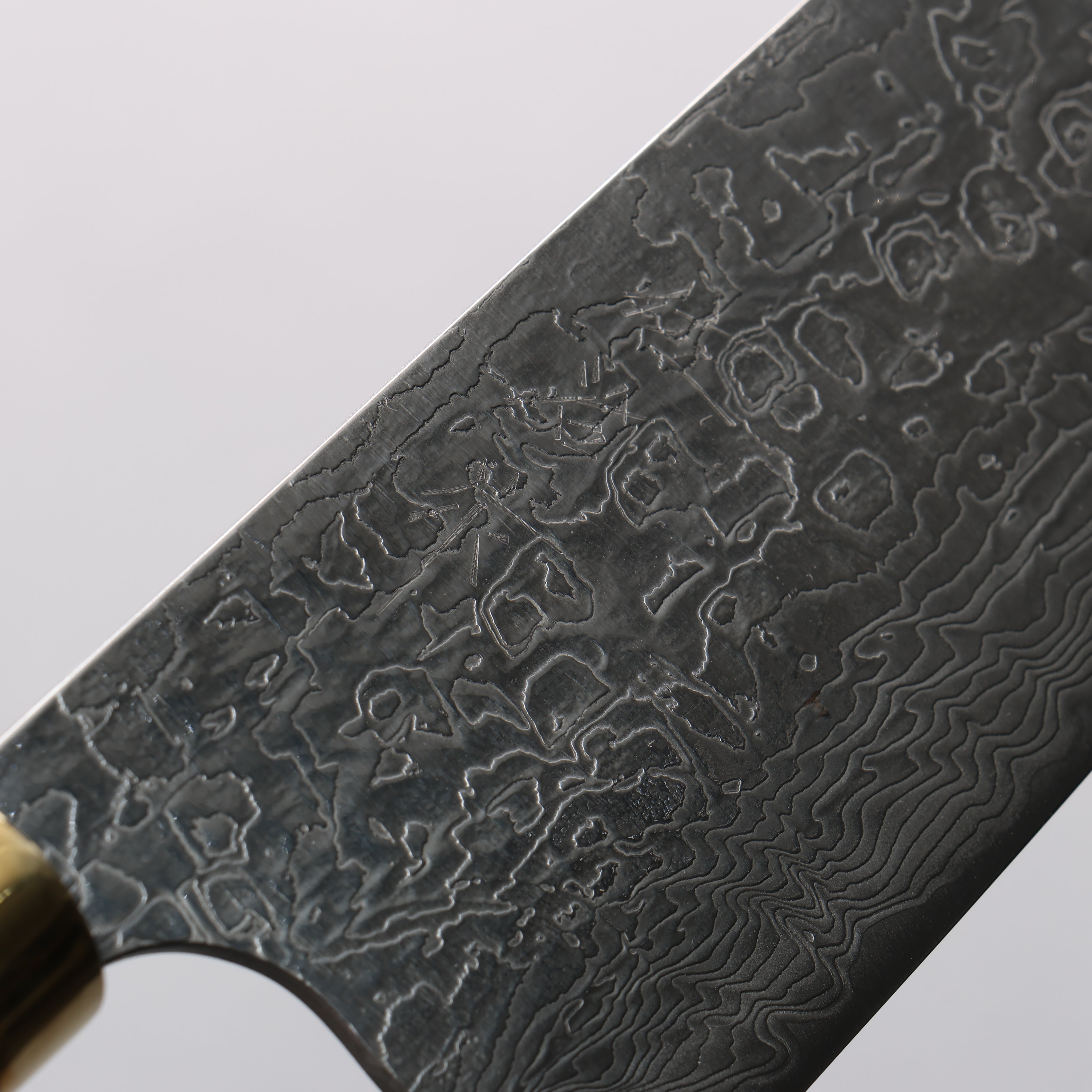 Takeshi Saji Maki-e Art Peacock SG2 Diamond Finish Gyuto 270mm Wood(Lacquered) Handle with Sheath - Seisuke Knife