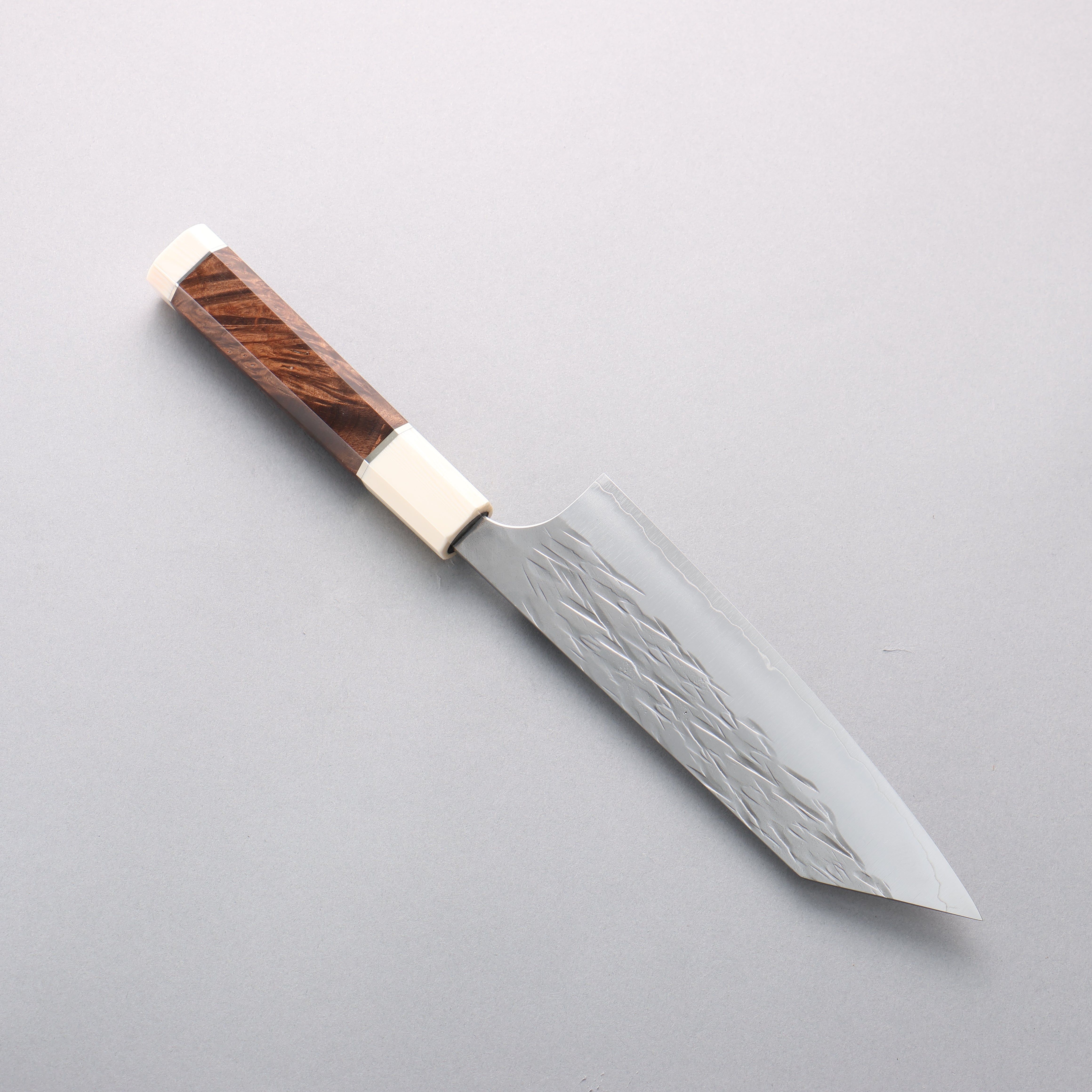 Yu Kurosaki Juhyo Cobalt Special Steel Hammered Bunka 170mm Chinese Quince & White Resin Handle - Seisuke Knife