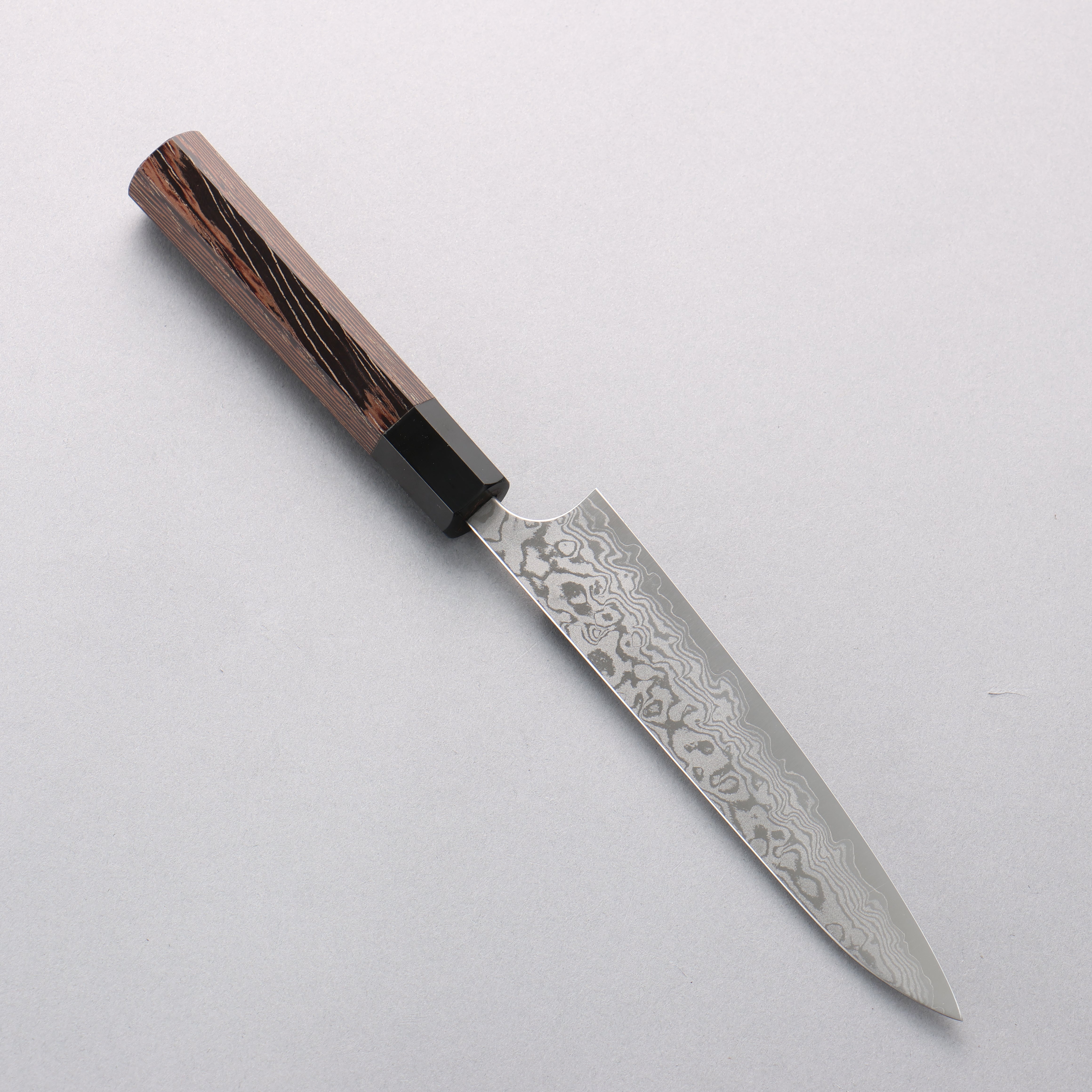 Yoshimi Kato VG10 Damascus Migaki Finished Petty-Utility 150mm Wenge Handle - Seisuke Knife