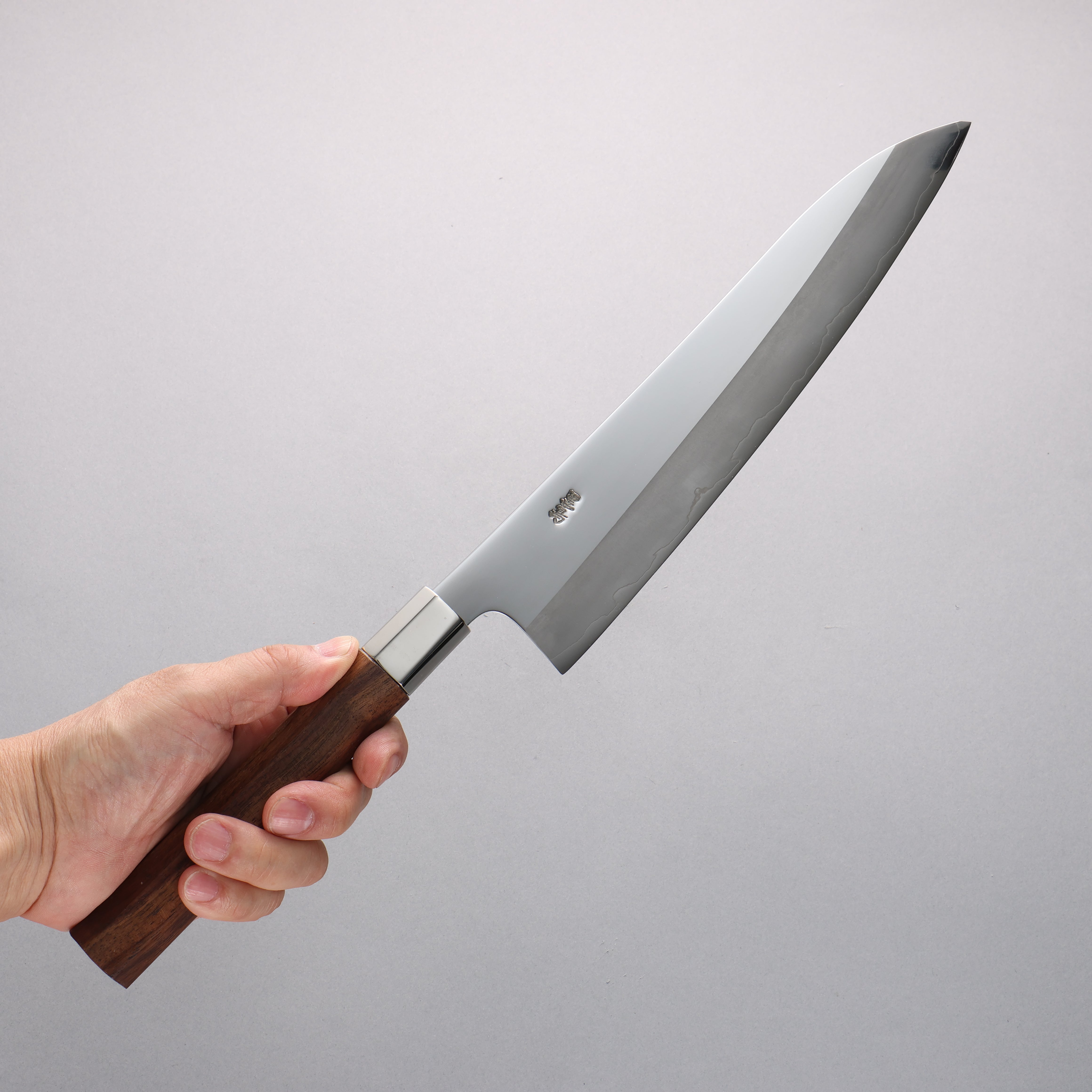 Kurotori Silver Steel No.3 Migaki Finished Gyuto 240mm Walnut Handle - Seisuke Knife