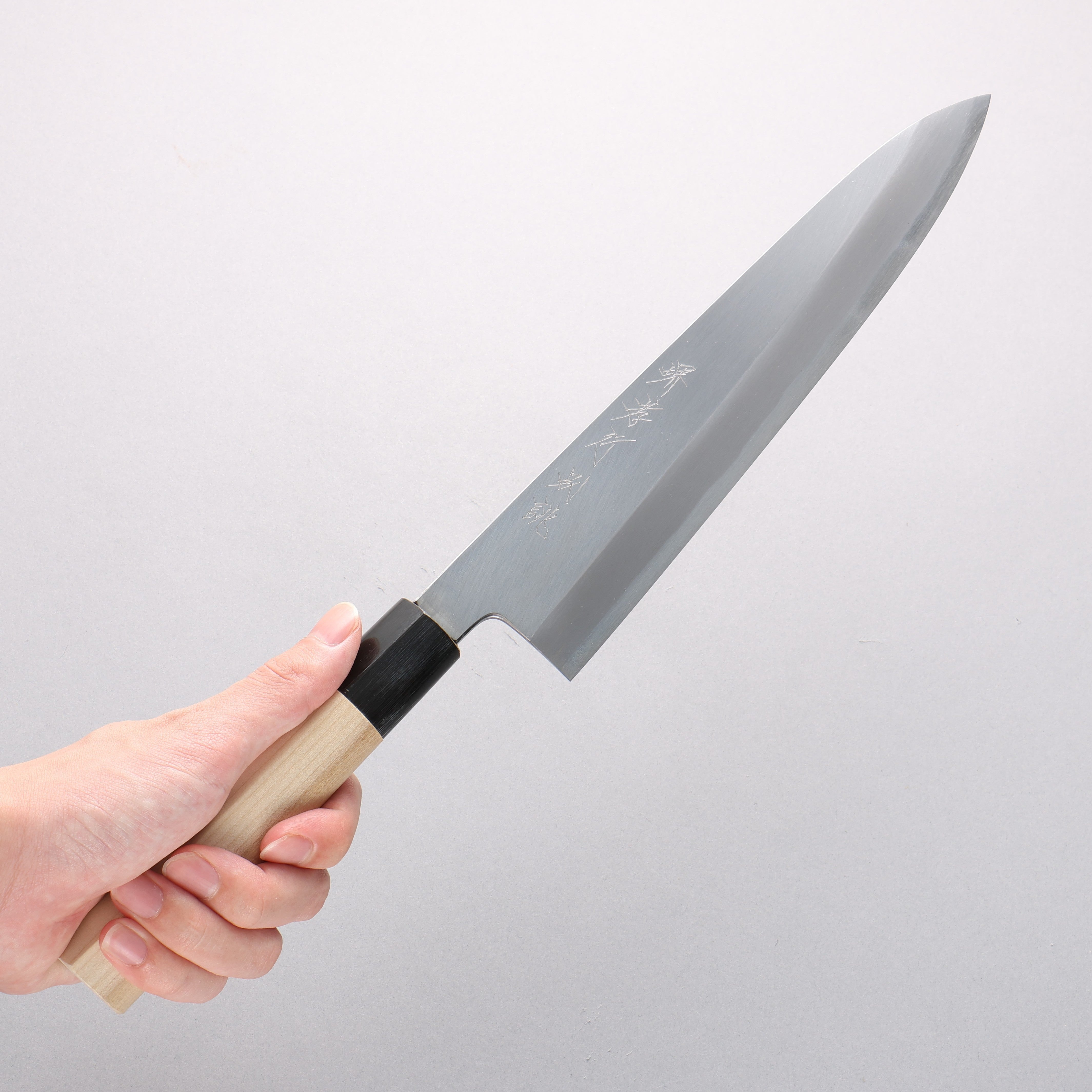 Sakai Takayuki Tokujyo White Steel No.2 Gyuto 240mm Magnolia Handle - Seisuke Knife