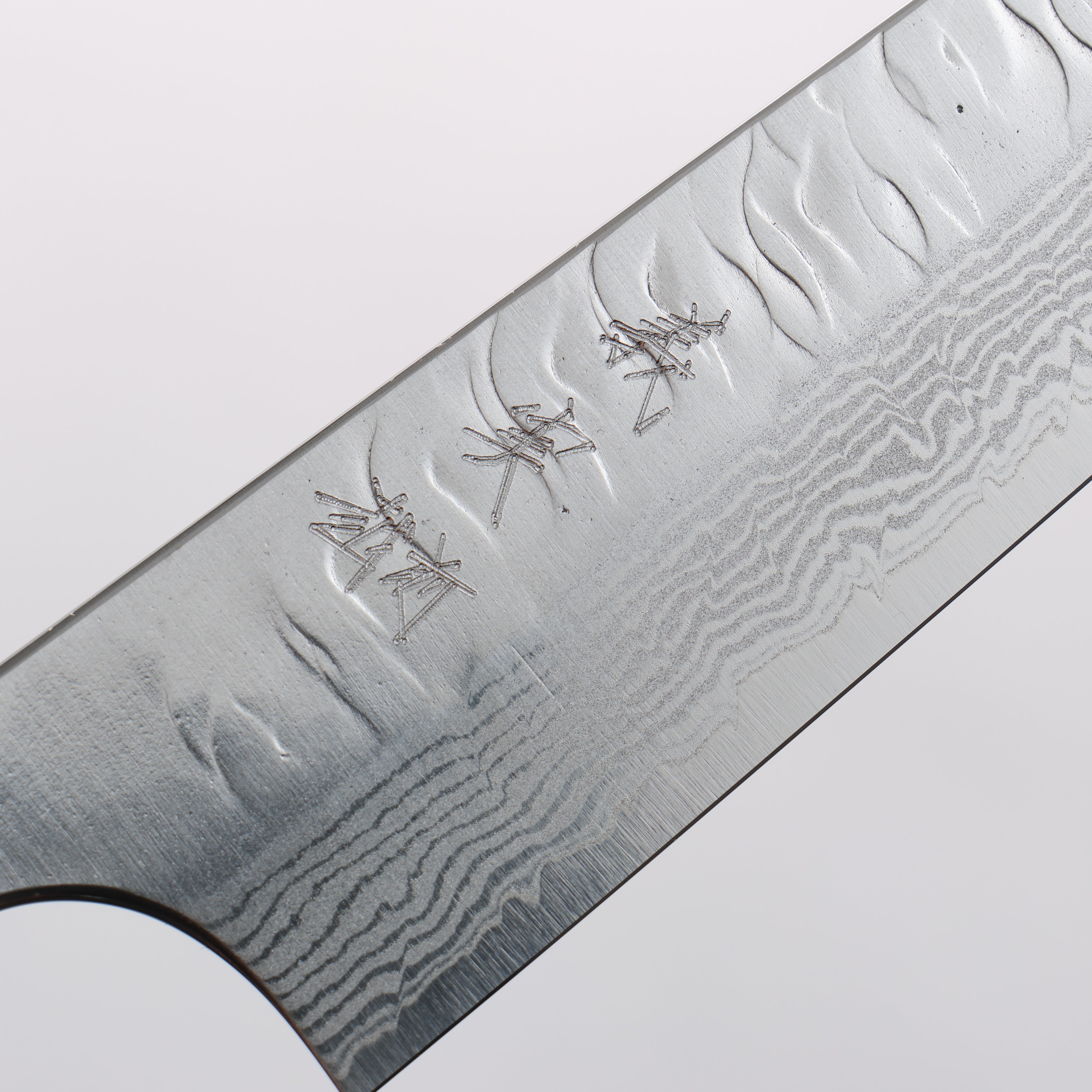 Yoshimi Kato Nami VG-XEOS Hammered Damascus Kiritsuke Petty-Utility 150mm Ebony (White Ring) Handle - Seisuke Knife