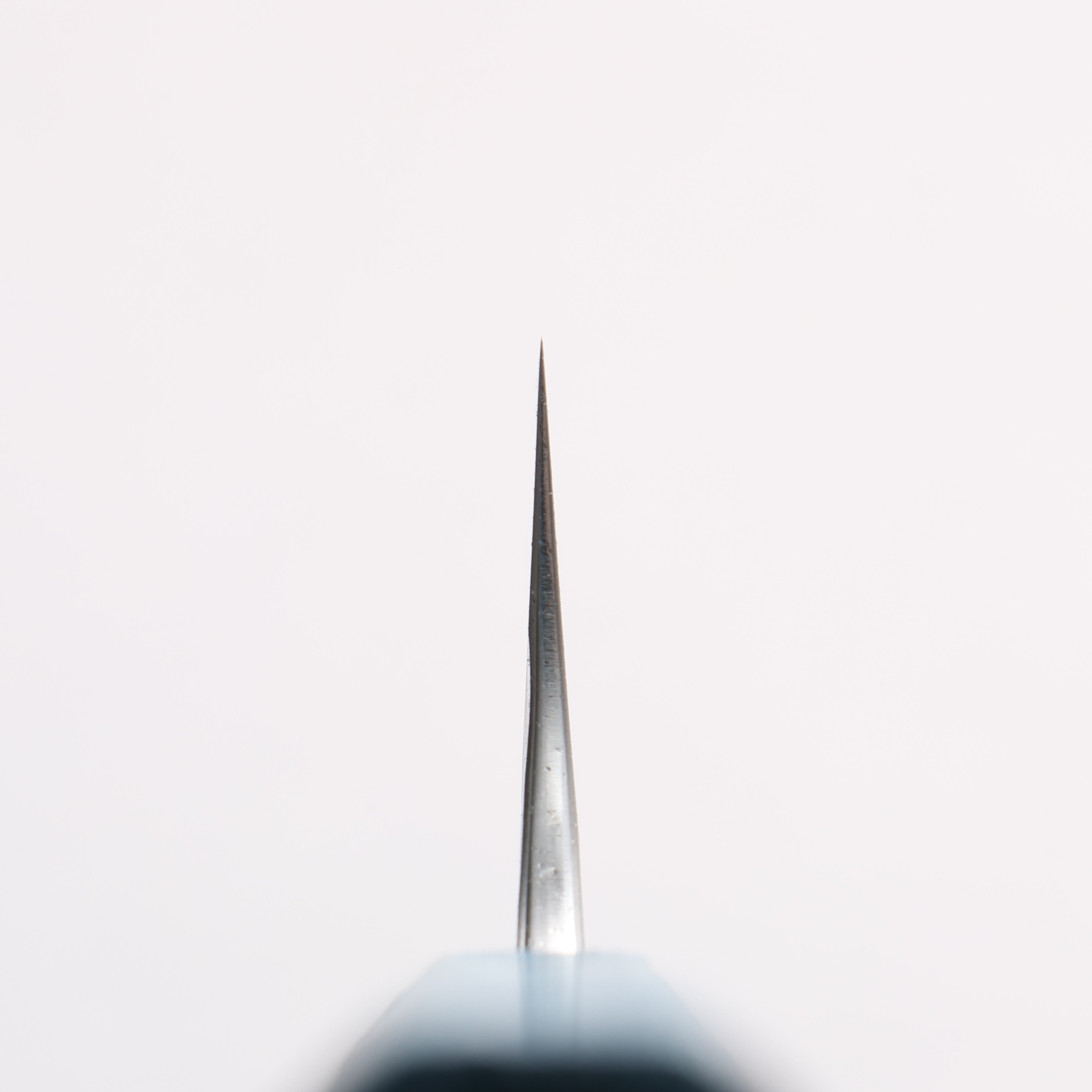 Anryu Blue Super Hammered Migaki Finished Gyuto 210mm Blue Ocean Lacquered Oak Handle - Seisuke Knife