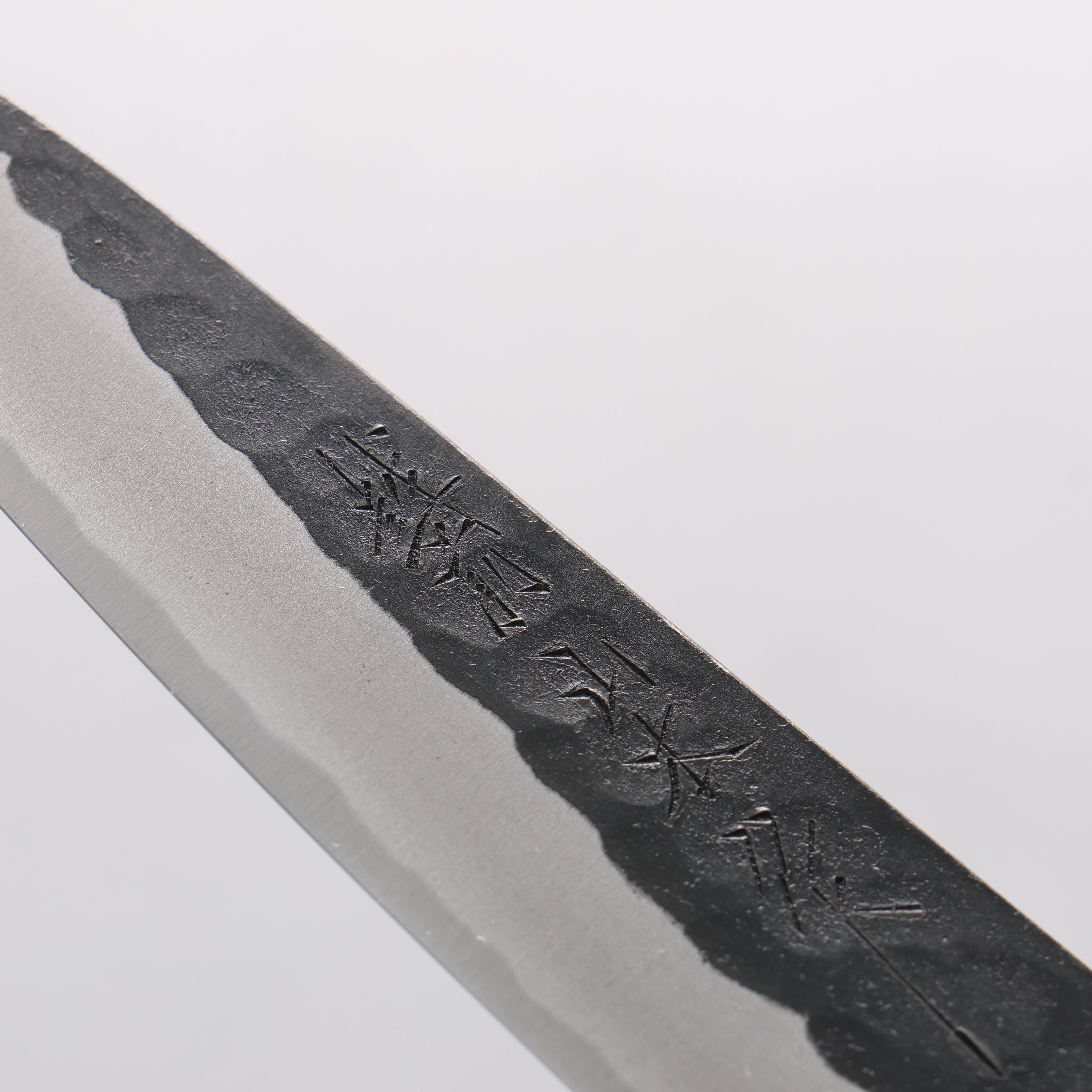 Nao Yamamoto Yasuki Blue Steel Kurouchi Hammered Petty-Utility 150mm Walnut Handle - Seisuke Knife