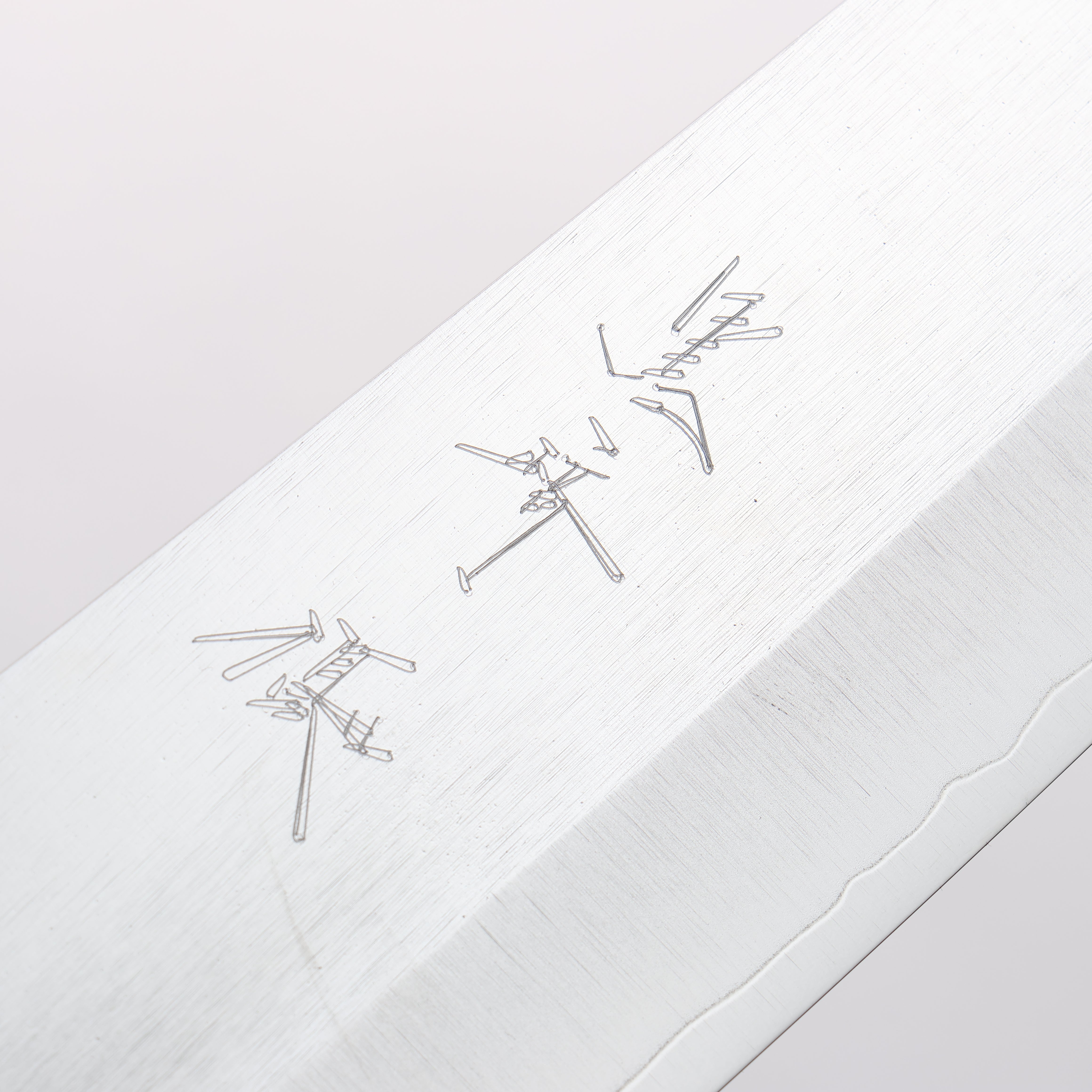 Yu Kurosaki New Gekko VG-XEOS Santoku 170mm Indigo Lacquered (Tenmoku) Handle with Sheath - Seisuke Knife