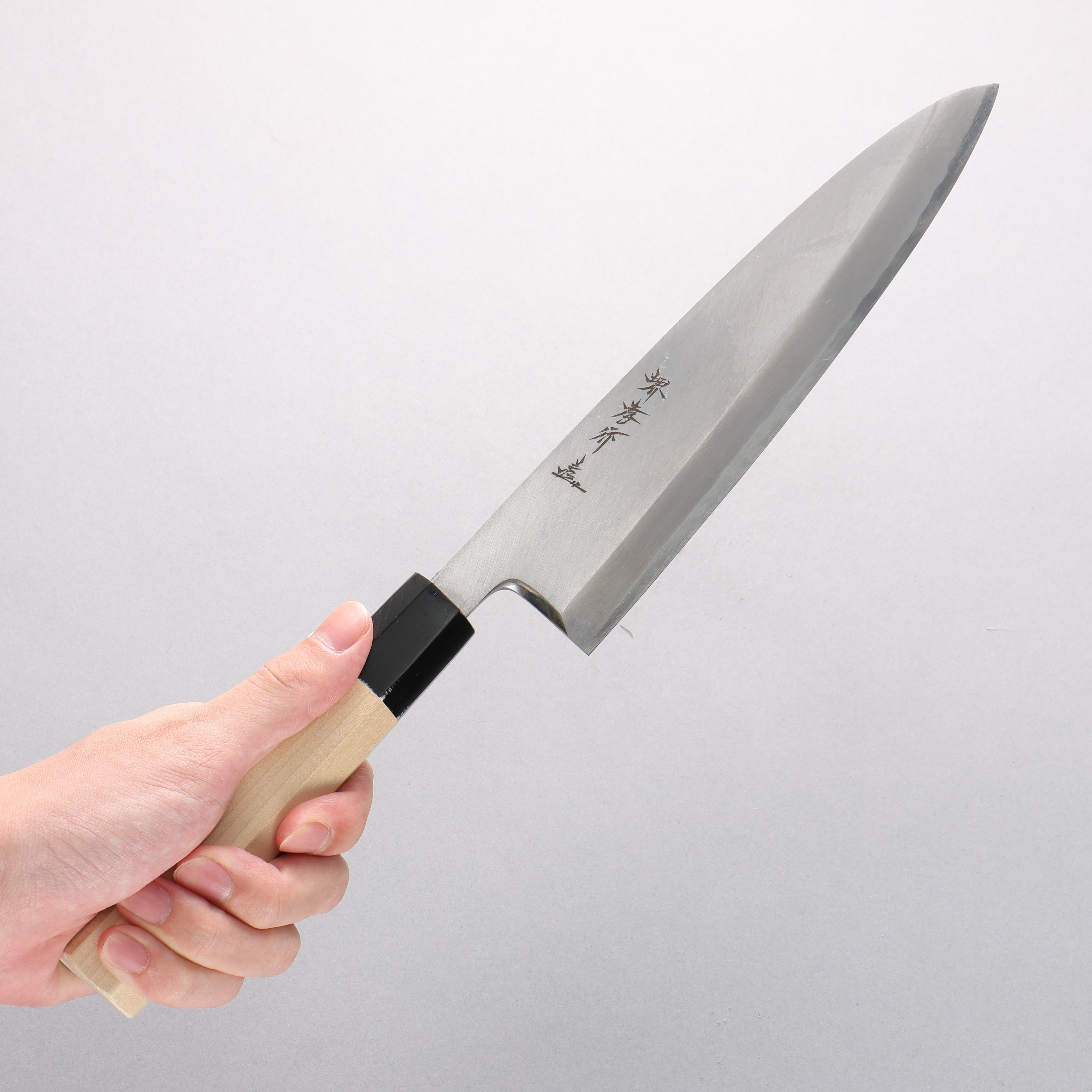 Sakai Takayuki Silver Steel No.3 Mioroshi Deba Magnolia Handle - Seisuke Knife