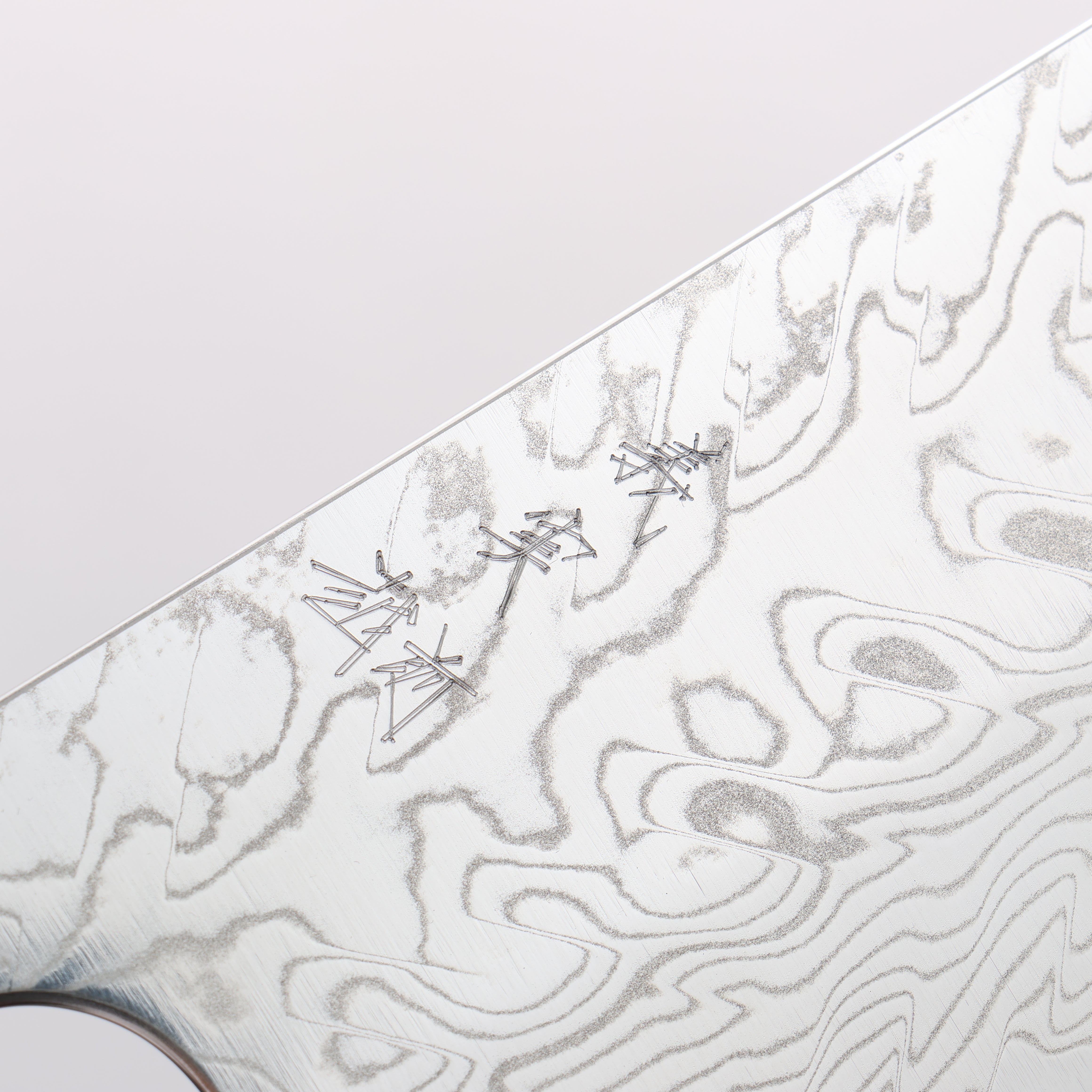Yoshimi Kato SG2 Damascus Migaki Nakiri 165mm Shitan & Ebony Wood Handle - Seisuke Knife