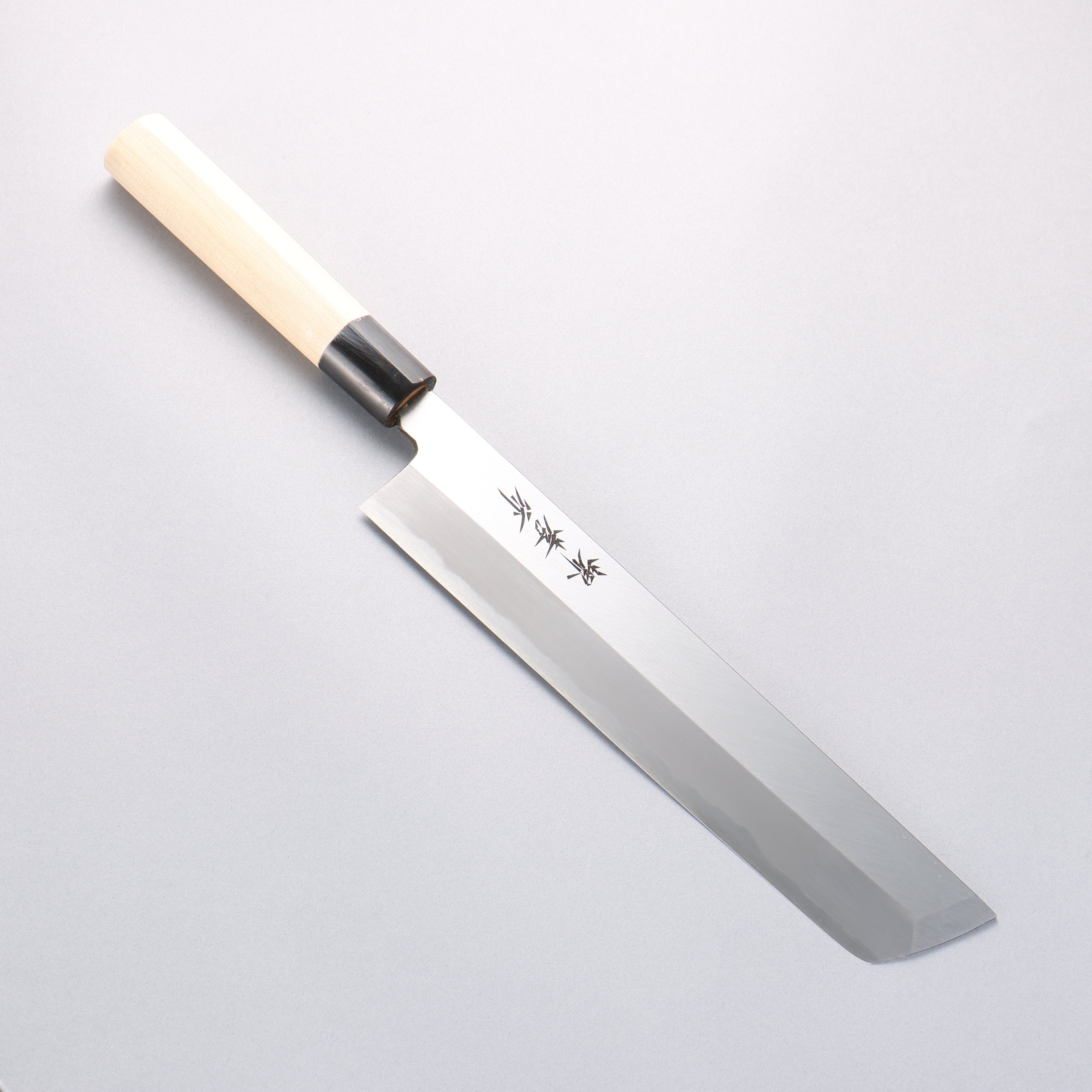 Sakai Takayuki Kasumitogi White Steel Hamokiri 240mm Magnolia Handle - Seisuke Knife