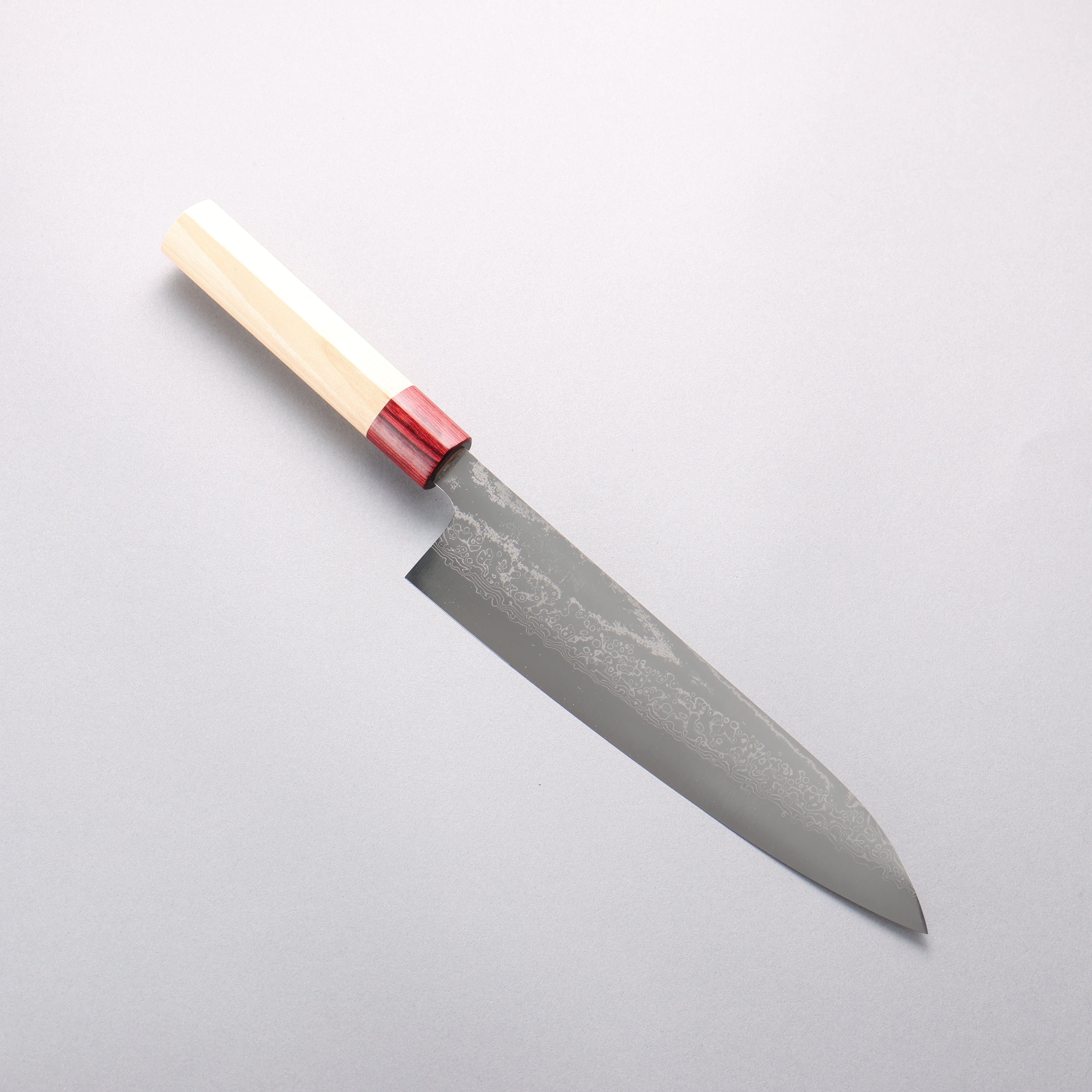 Makoto Kurosaki VG10w Damascus Gyuto 210mm Magnolia Handle - Seisuke Knife