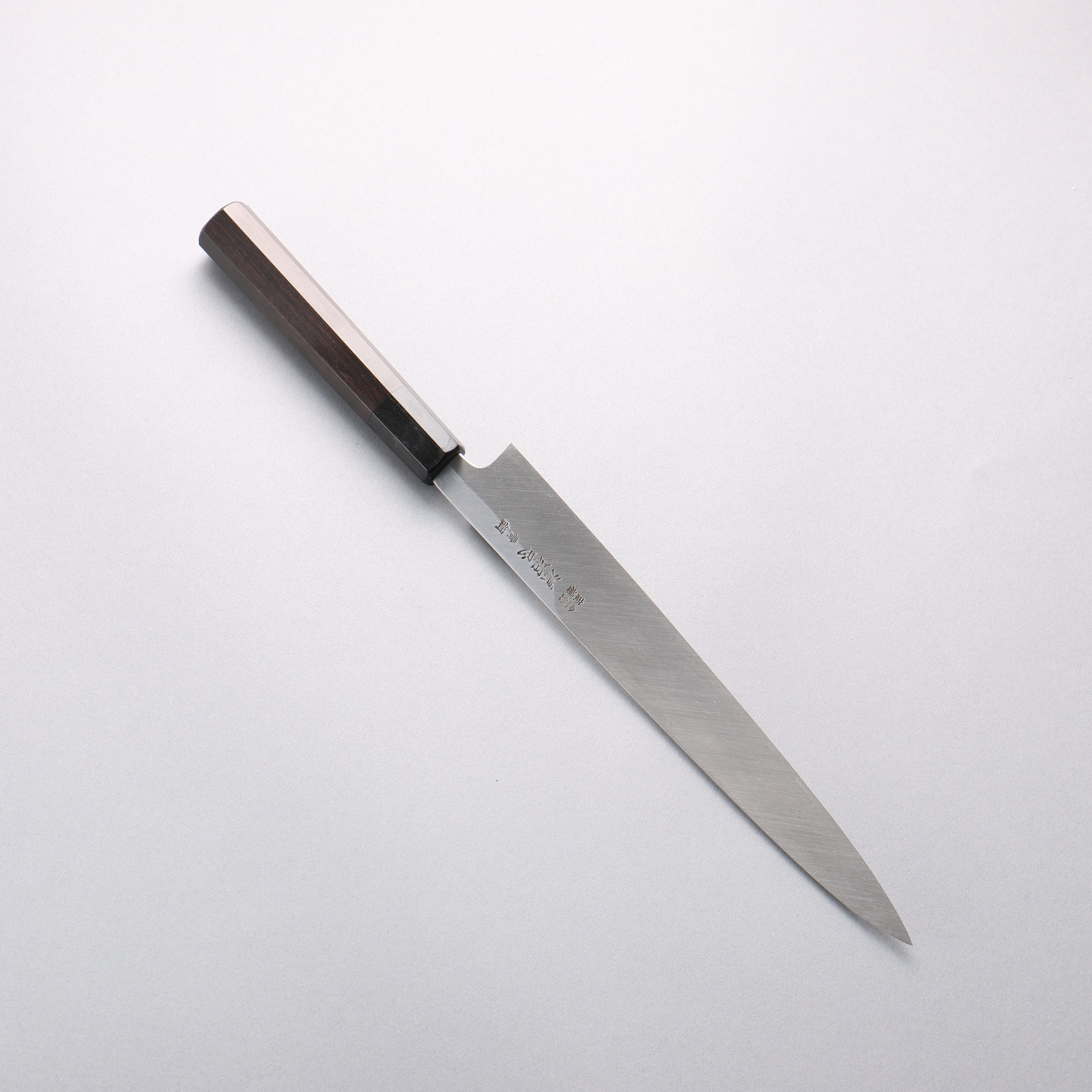 Minamoto Akitada Blue Steel No.2 Yanagiba 240mm Ebony Wood Handle - Seisuke Knife