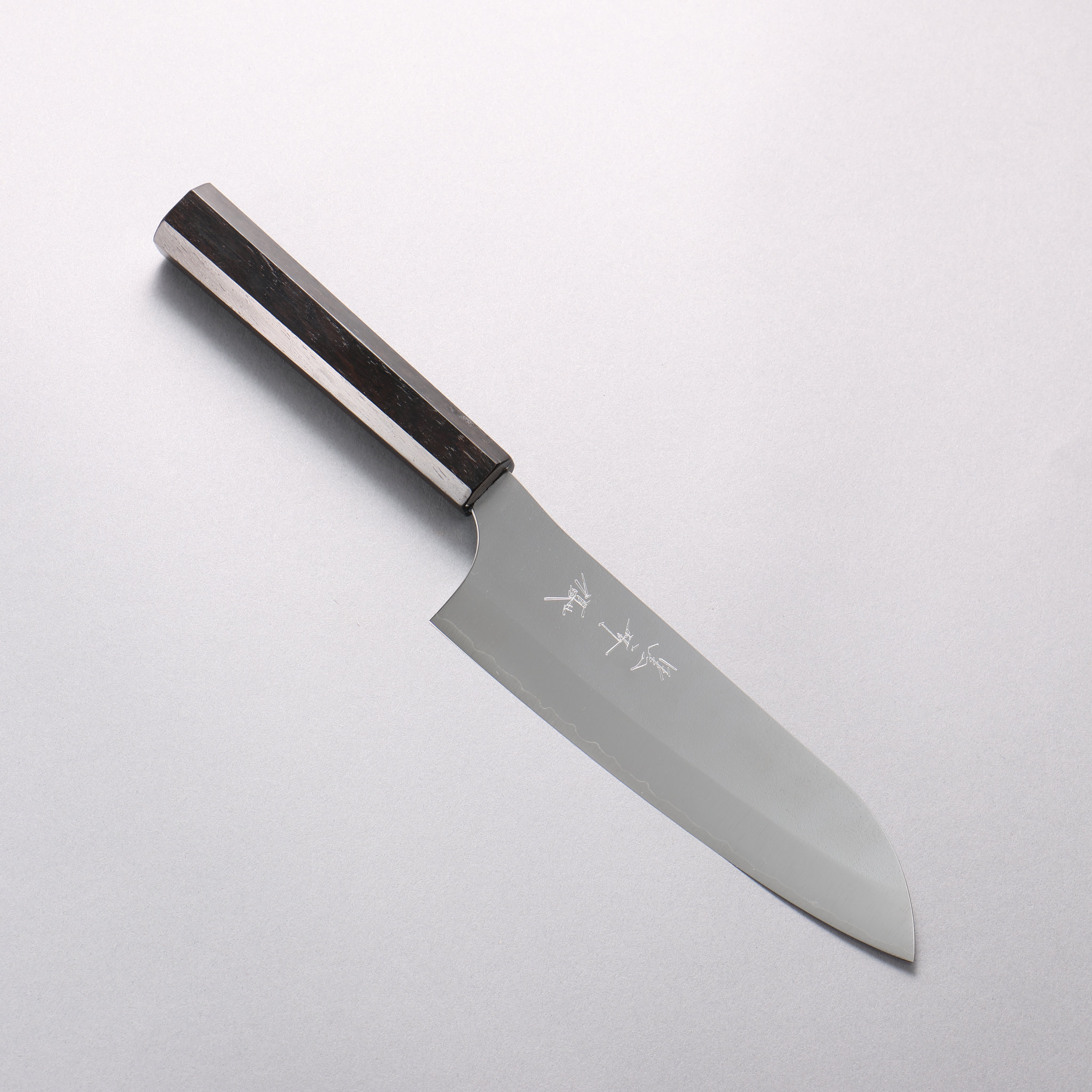 Yu Kurosaki New Gekko Hiou VG-XEOS Santoku 170mm Ebony Wood Handle - Seisuke Knife