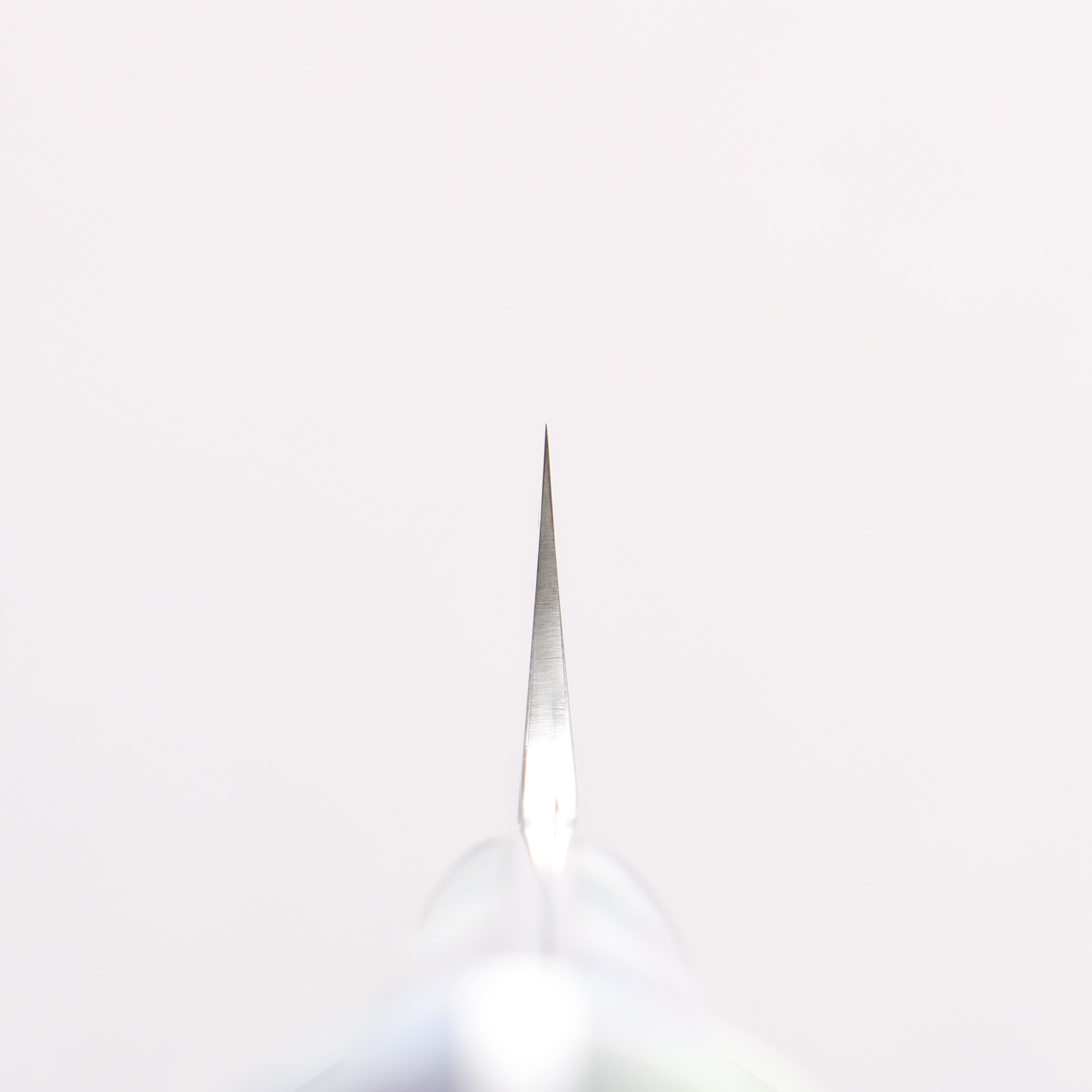 Takeshi Saji SPG STRIX Hammered Migaki Finished Petty-Utility 130mm White Green Purple Gray Acrylic Handle - Seisuke Knife