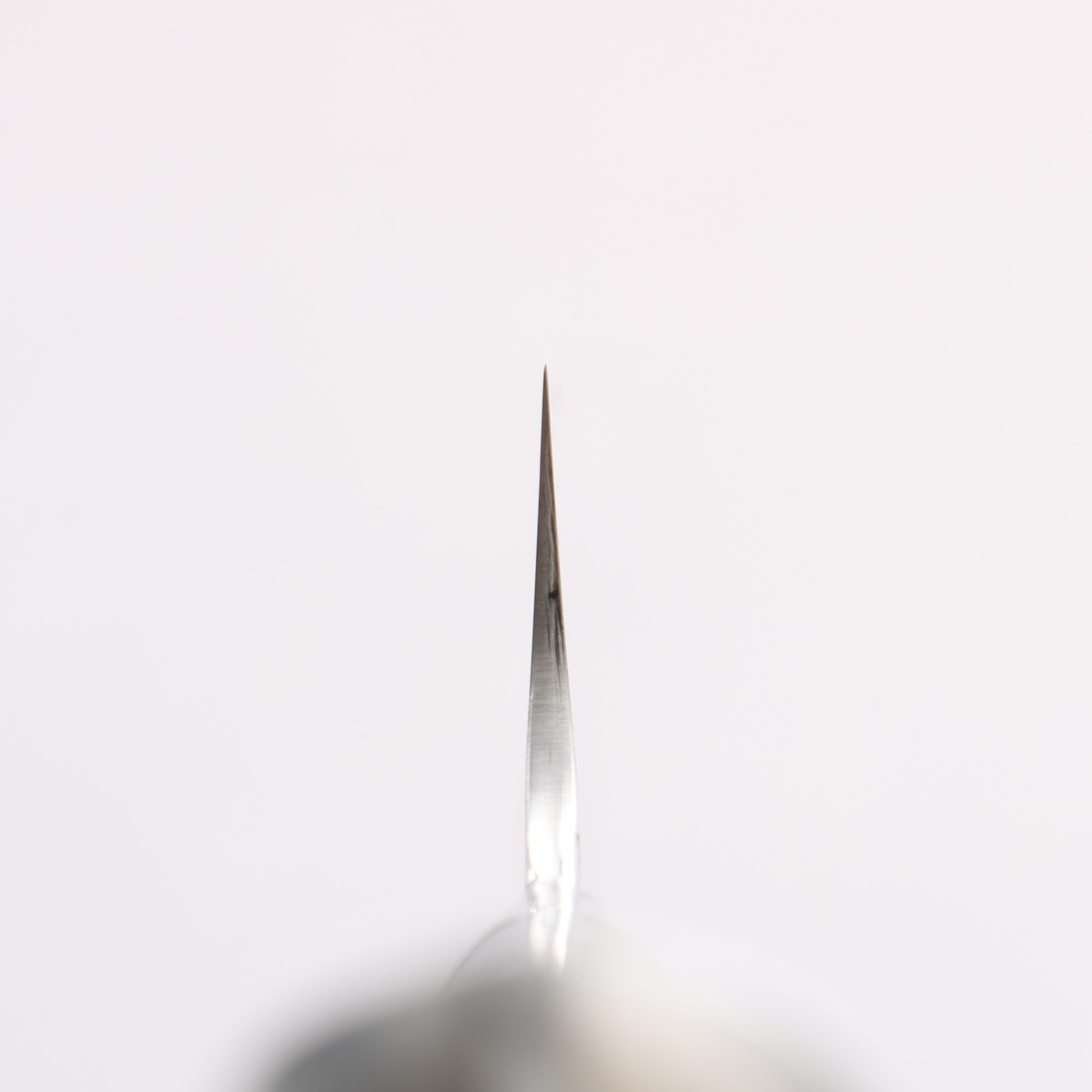 Takeshi Saji SPG STRIX Hammered Migaki Finished Gyuto 210mm Gray Acrylic Handle - Seisuke Knife