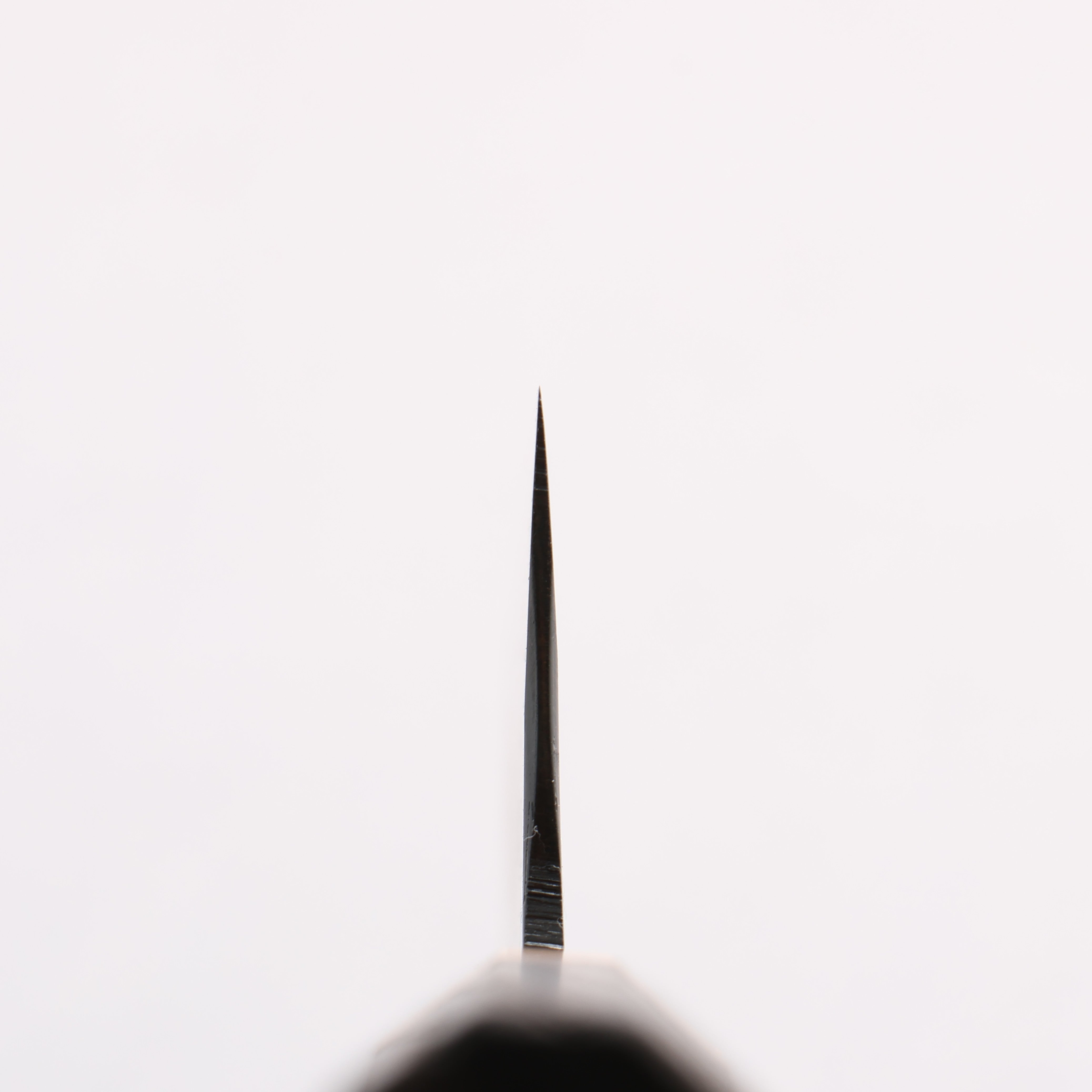 Seisuke Blue Steel No.1 Black Finished Nakiri 165mm Burnt Chestnut (ferrule: Cherry Wood) Handle - Seisuke Knife