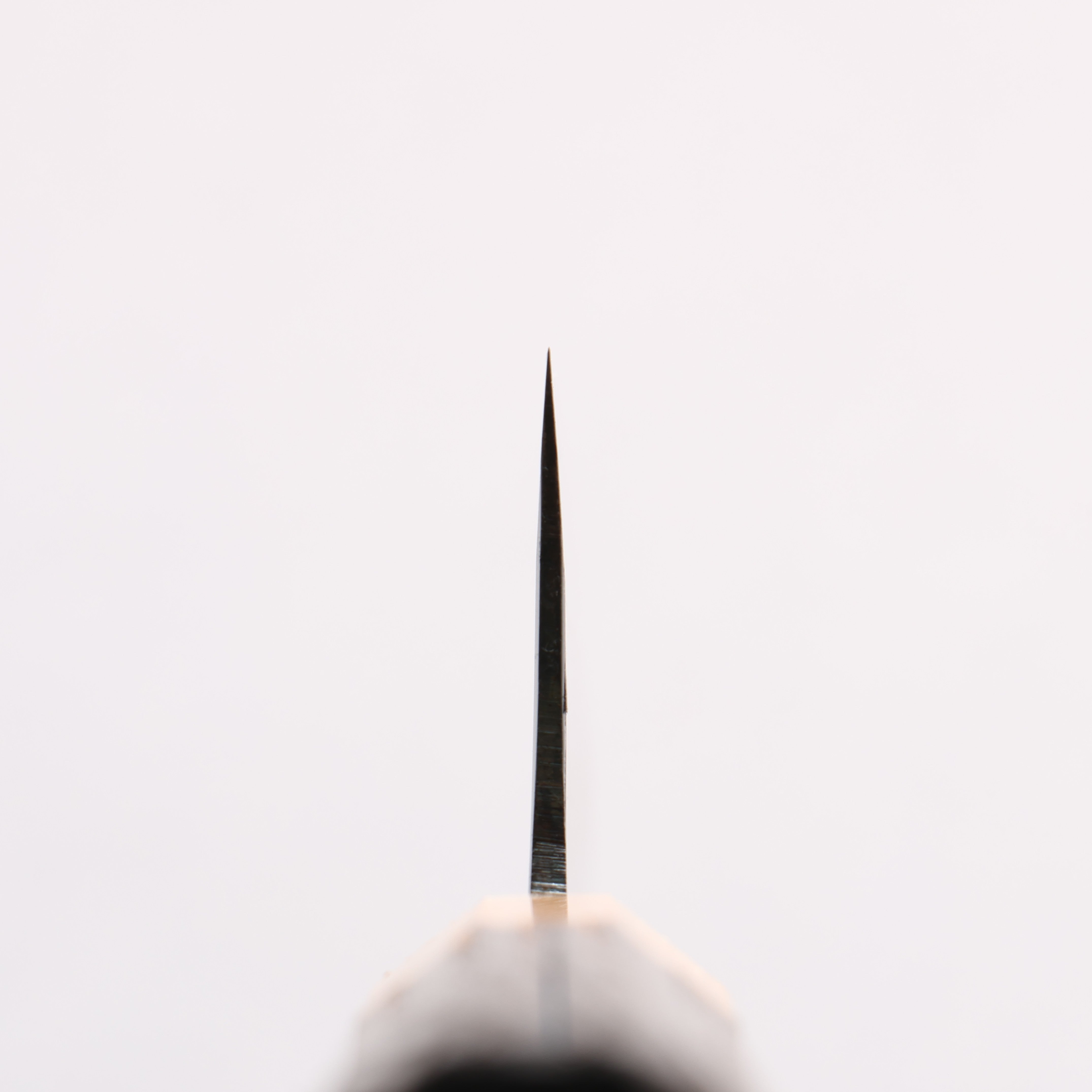 Seisuke Blue Steel No.1 Black Finished Santoku 165mm Burnt Chestnut & Cherry Wood Handle - Seisuke Knife