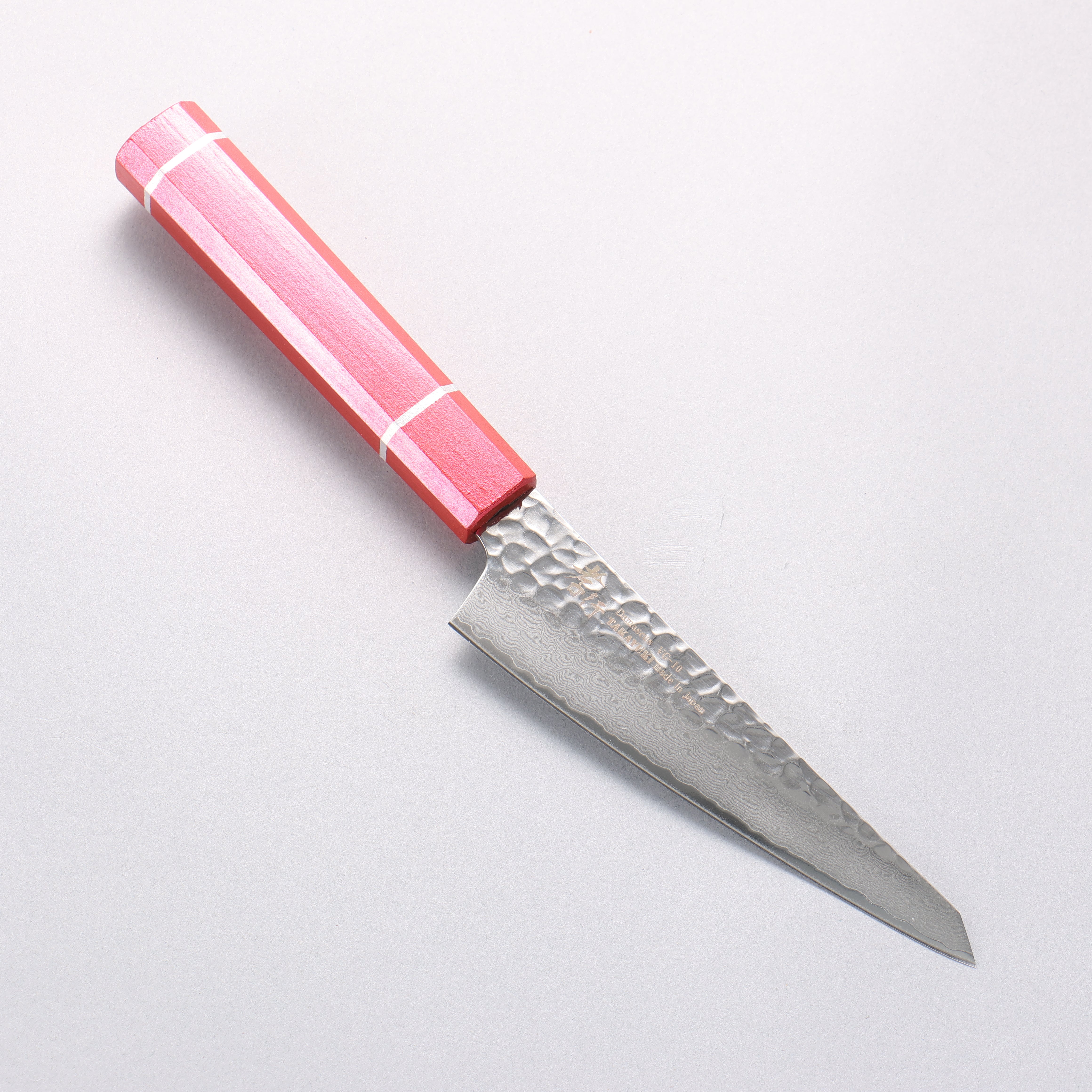 Sakai Takayuki VG10 33 Layer Damascus Sabaki 150mm with Red Handle - Seisuke Knife