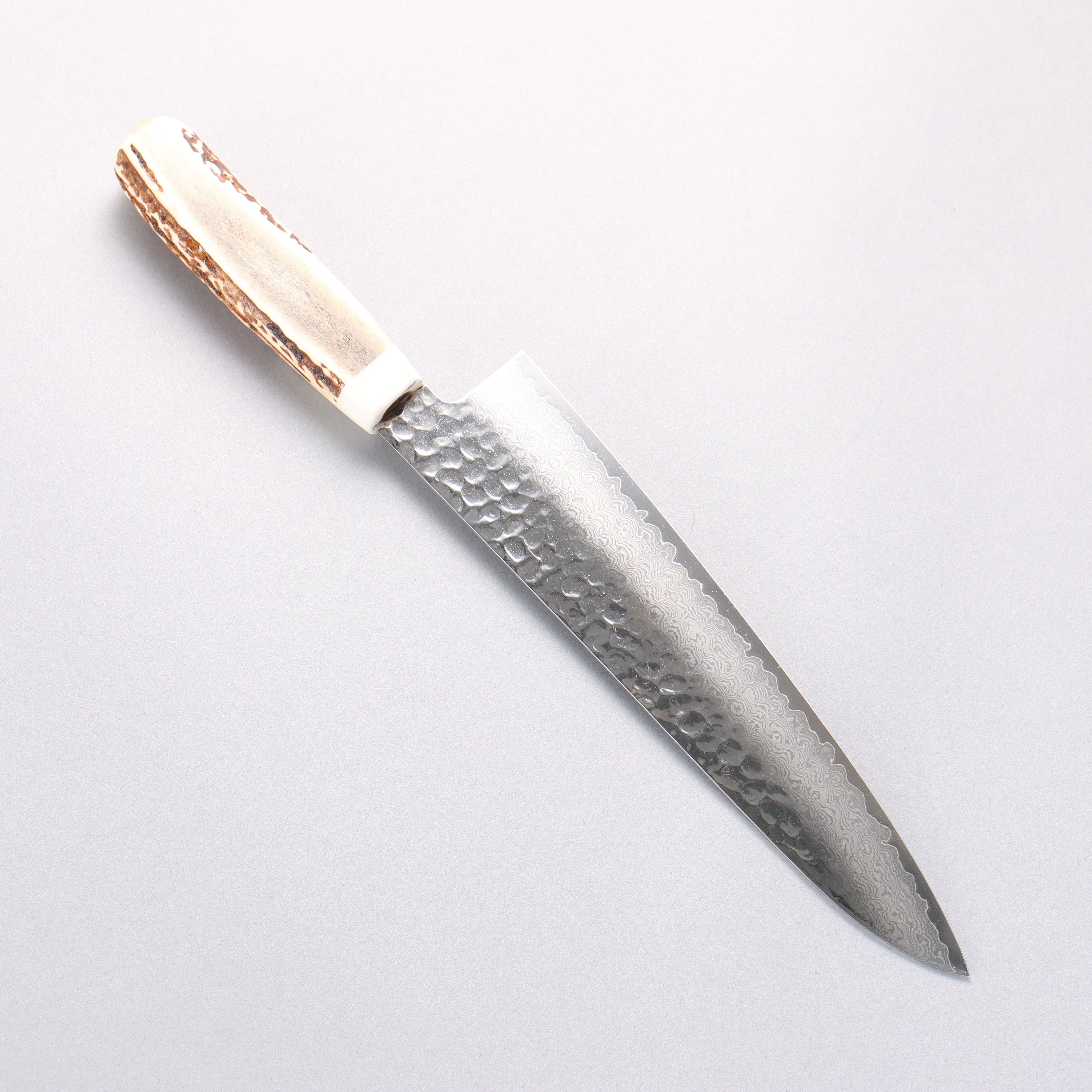 Sakai Takayuki VG10 33 Layer Damascus Gyuto 210mm Cow Bone Handle with Sheath - Seisuke Knife