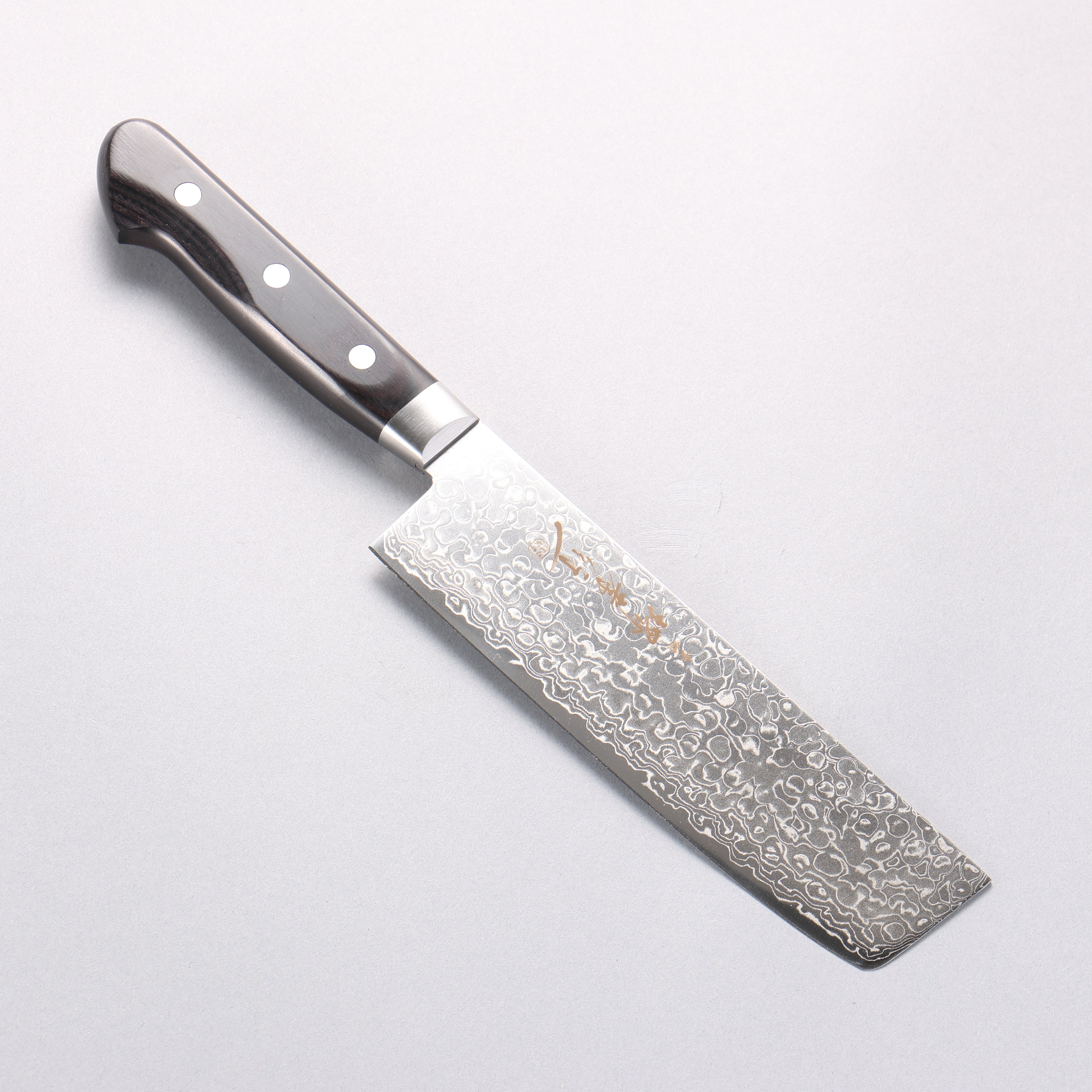 Sakai Takayuki AUS10 45 Layer Mirrored Damascus Nakiri 160mm - Seisuke Knife