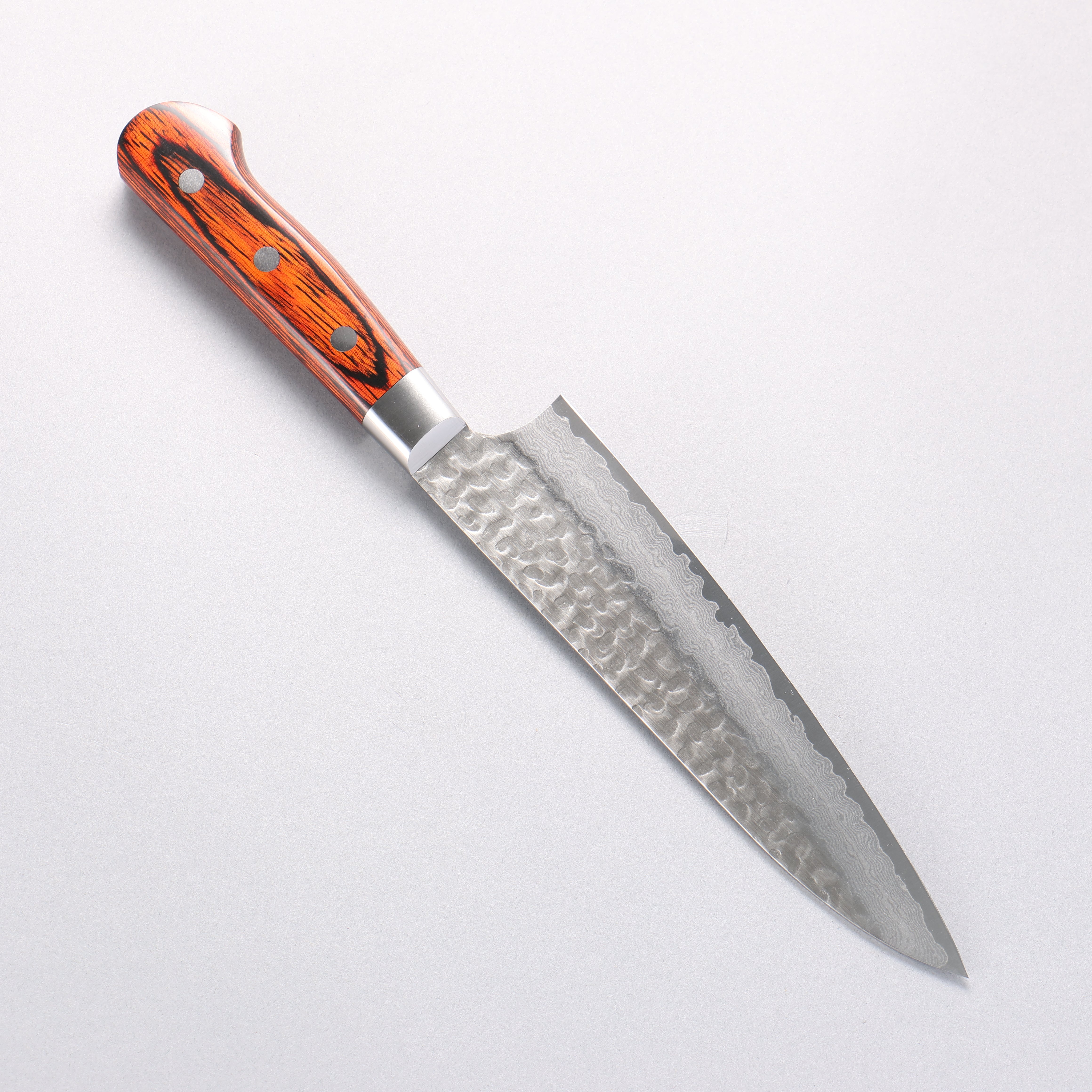 Sakai Takayuki VG10 33 Layer Damascus Gyuto 180mm Mahogany Pakkawood Handle - Seisuke Knife