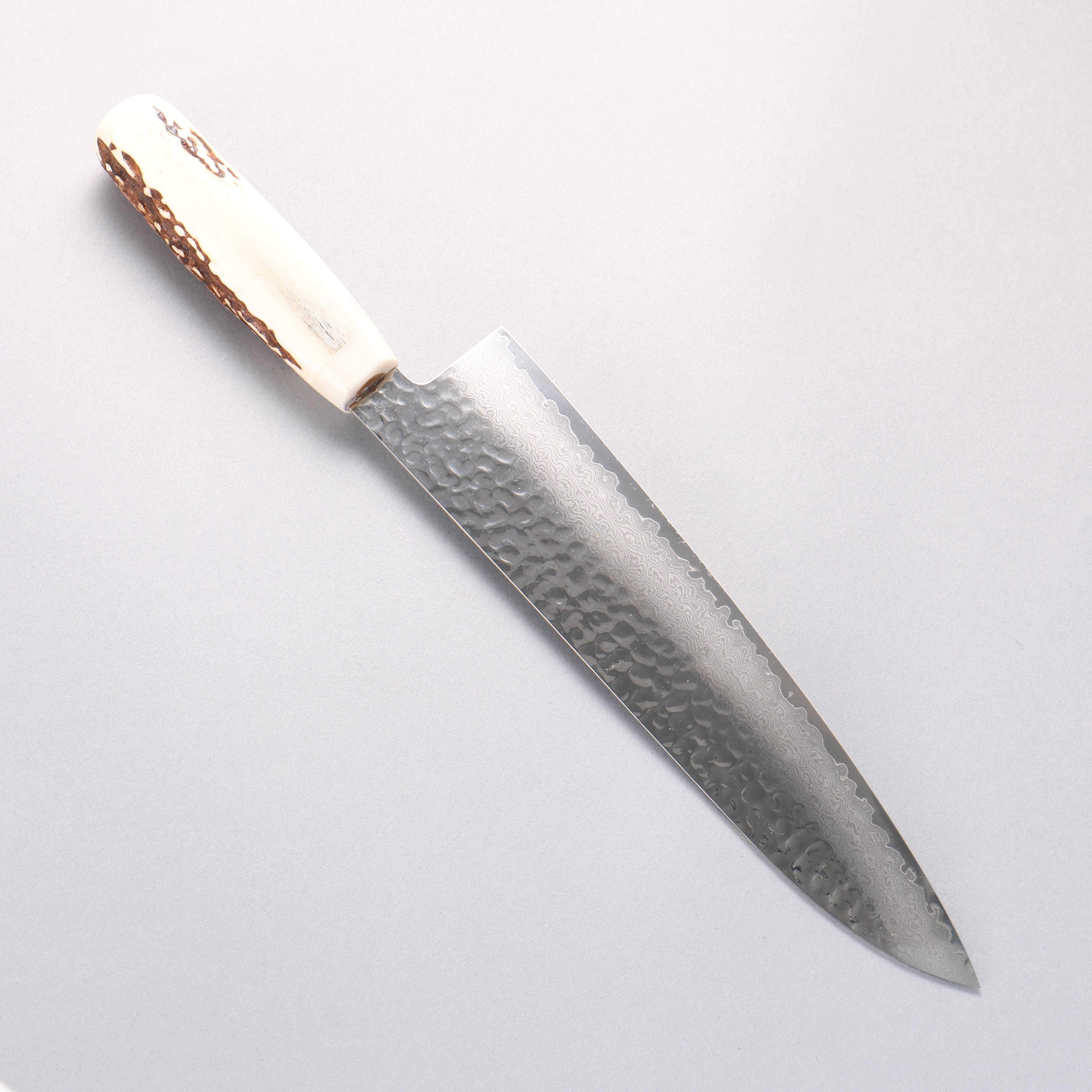 Sakai Takayuki VG10 33 Layer Damascus Gyuto 240mm Cow Bone Handle with Sheath - Seisuke Knife