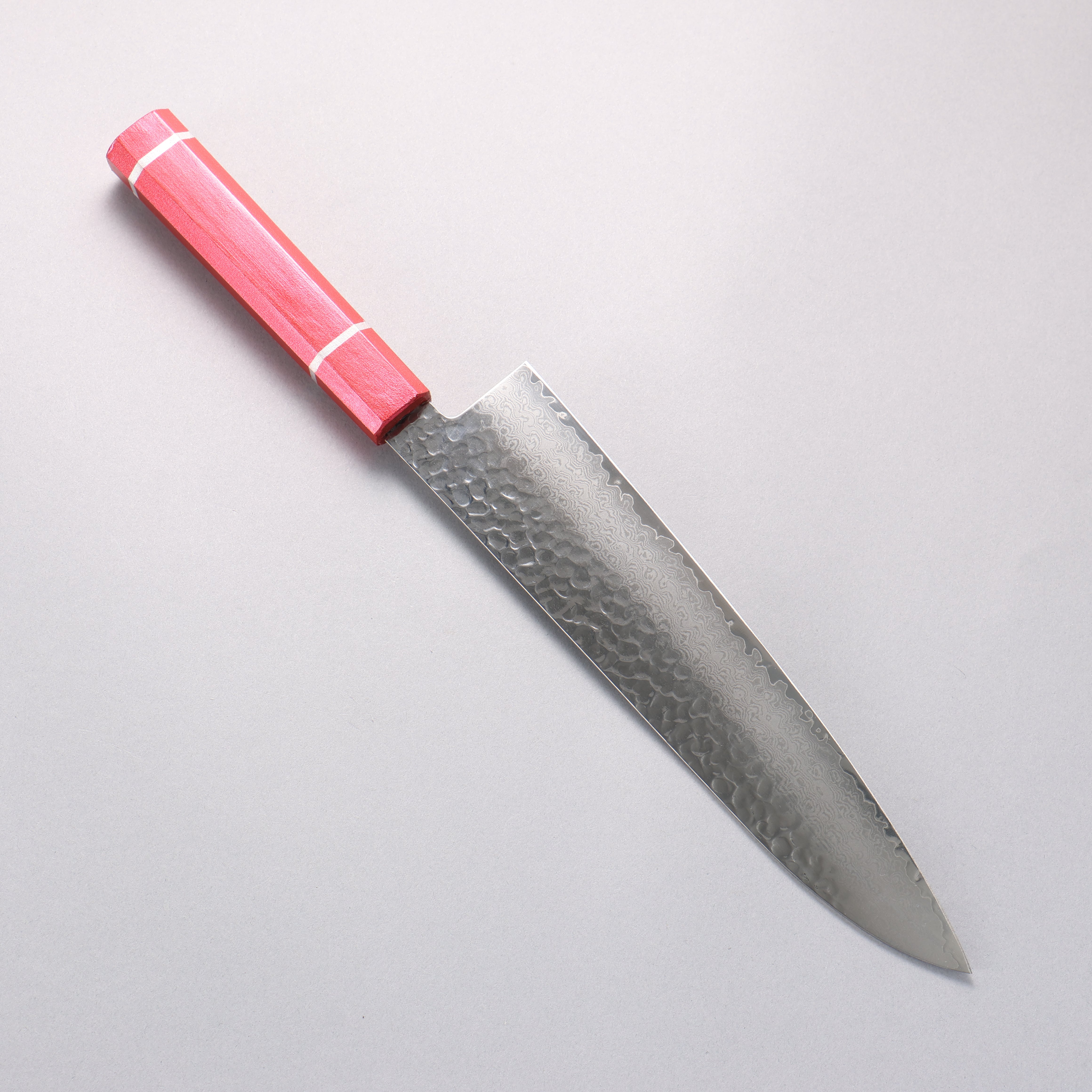 Sakai Takayuki VG10 33 Layer Damascus Gyuto 240mm Live oak Lacquered (Kouseki) Handle - Seisuke Knife