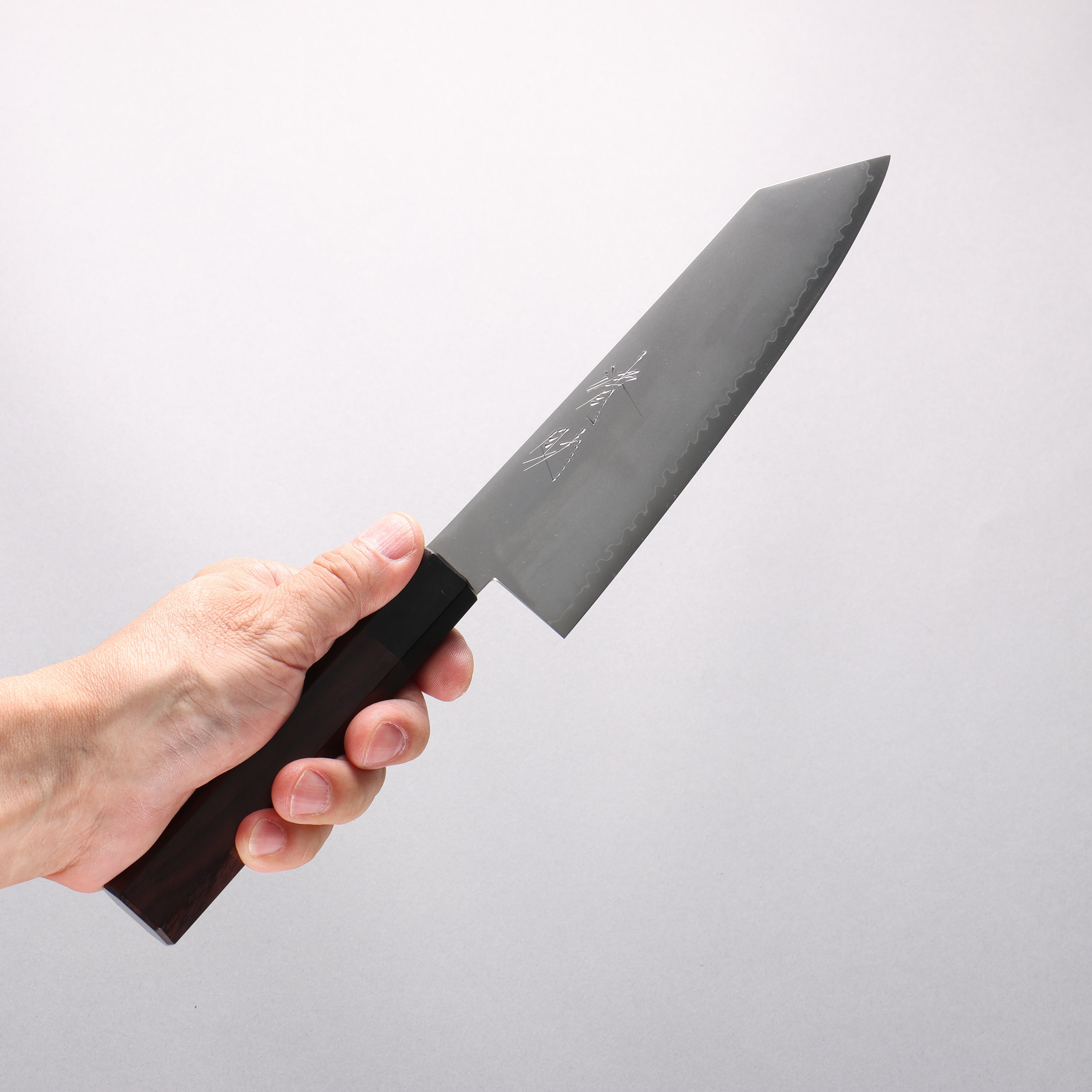 Seisuke VG10 Kiritsuke Santoku 180mm Shitan Handle - Seisuke Knife