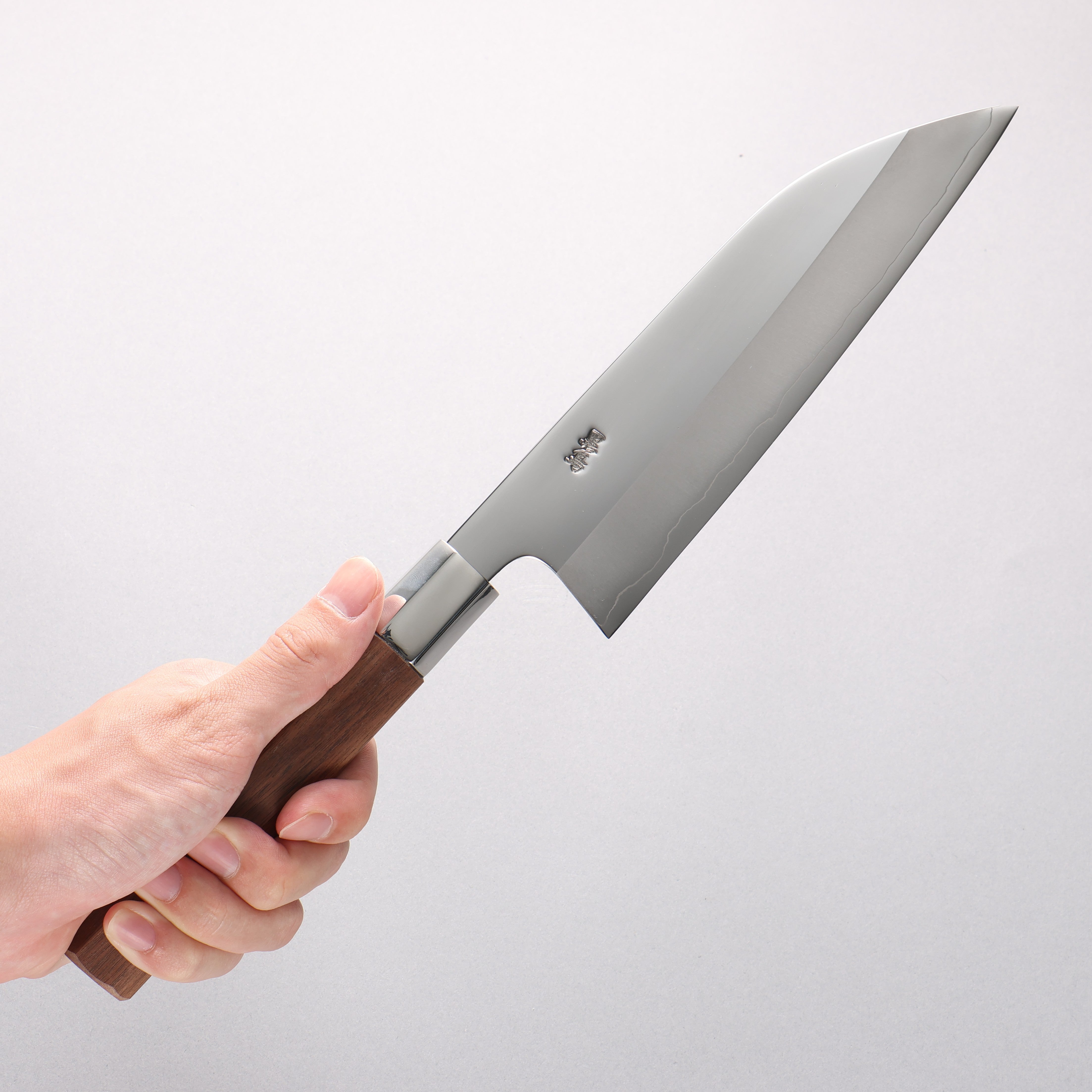 Kurotori Silver Steel No.3 Migaki Funayuki 180mm Walnut Handle - Seisuke Knife