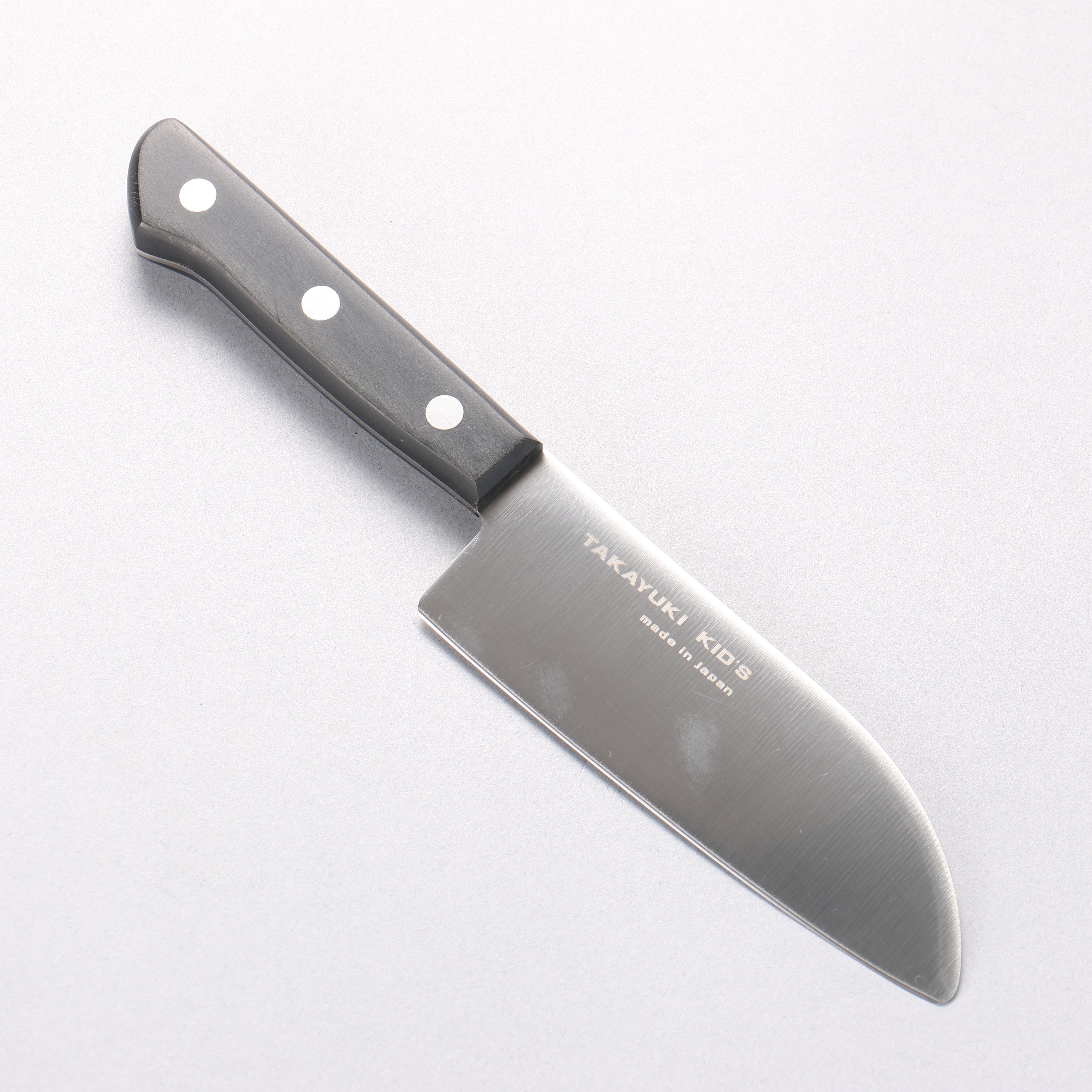 Sakai Takayuki Molybdenum Kitchen Knife for Kids (Black) - Seisuke Knife