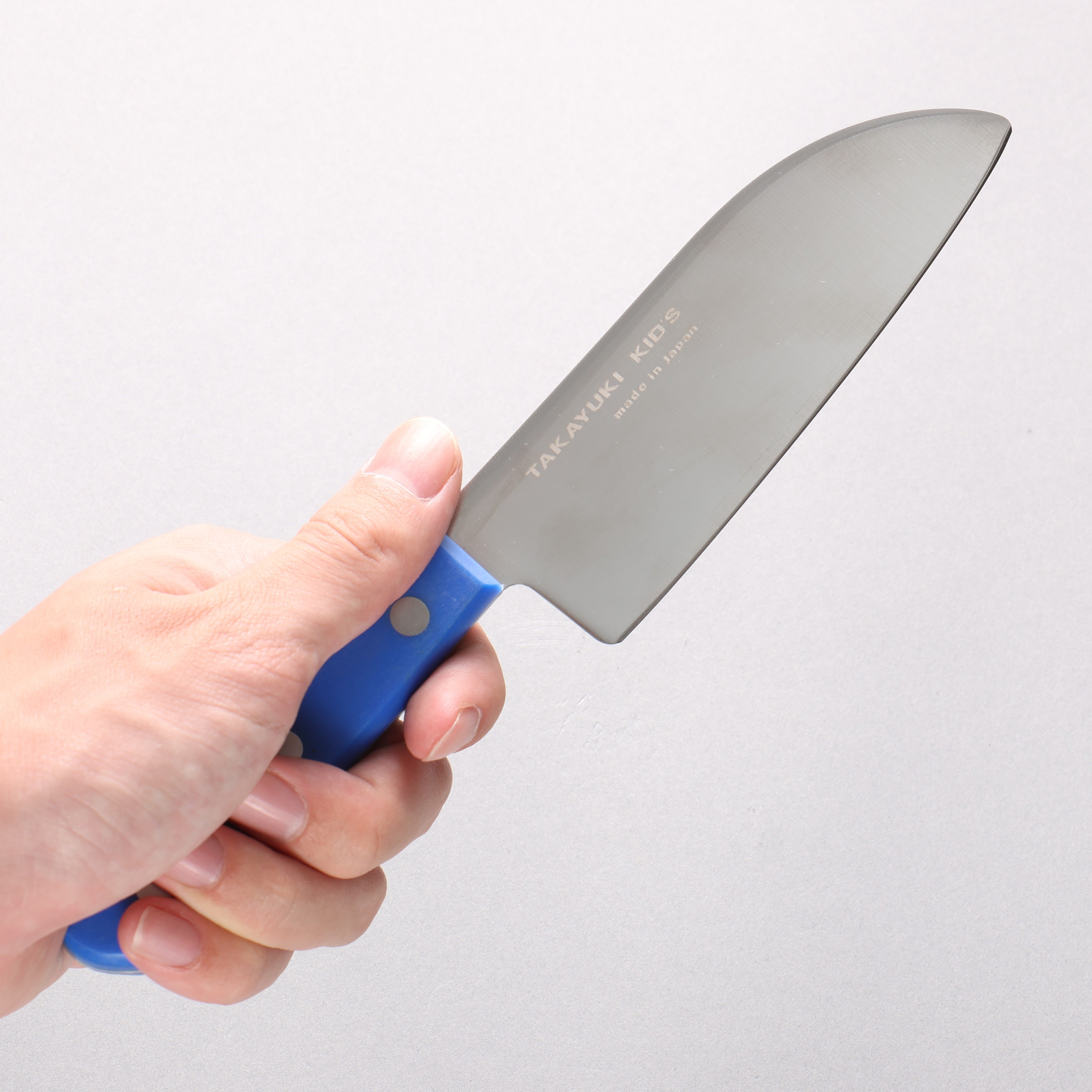 Sakai Takayuki Molybdenum Kitchen Knife for Kids (Blue) - Seisuke Knife