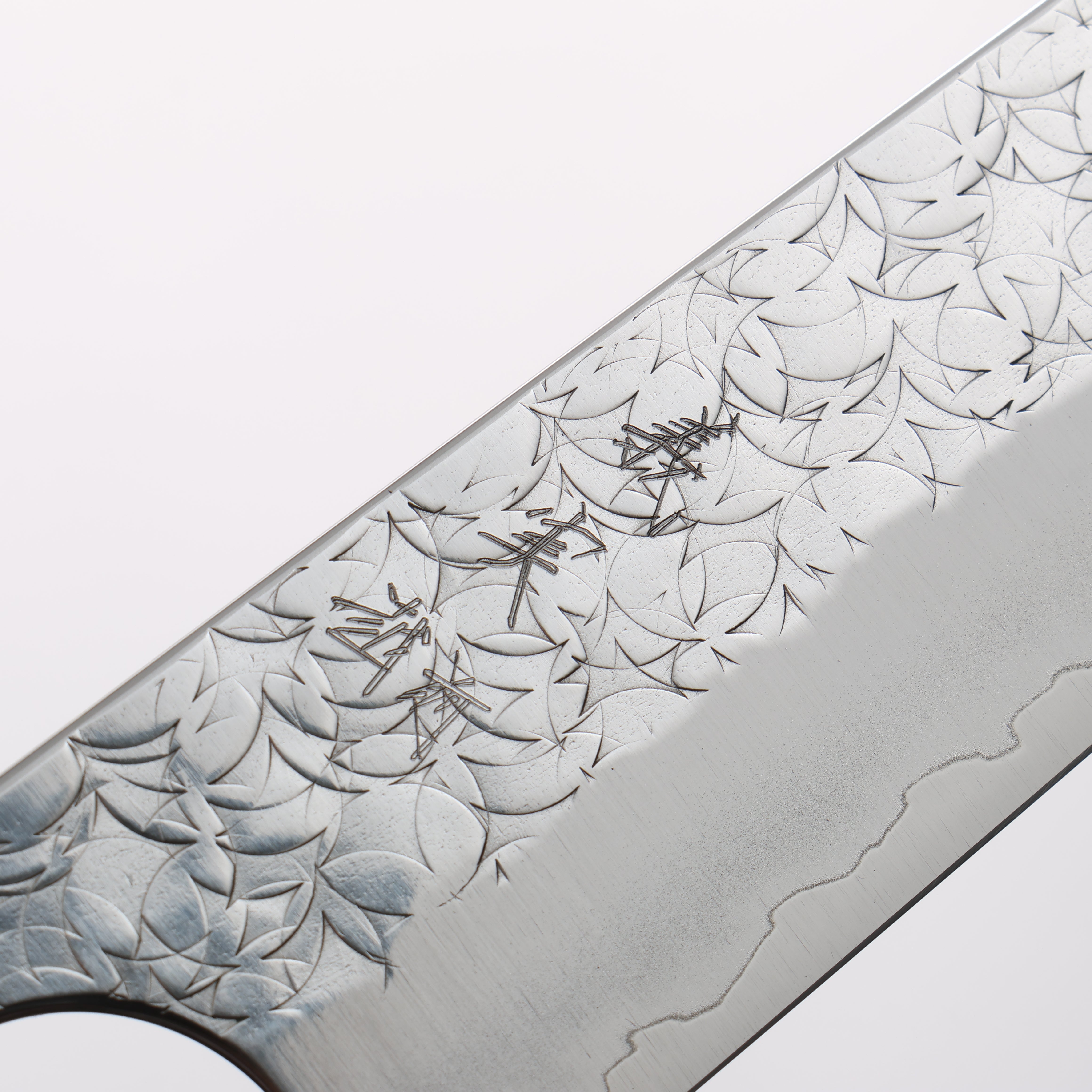 Yoshimi Kato Minamo SG2 Hammered Small Bunka 130mm Ebony Wood(With White Ring) Handle - Seisuke Knife