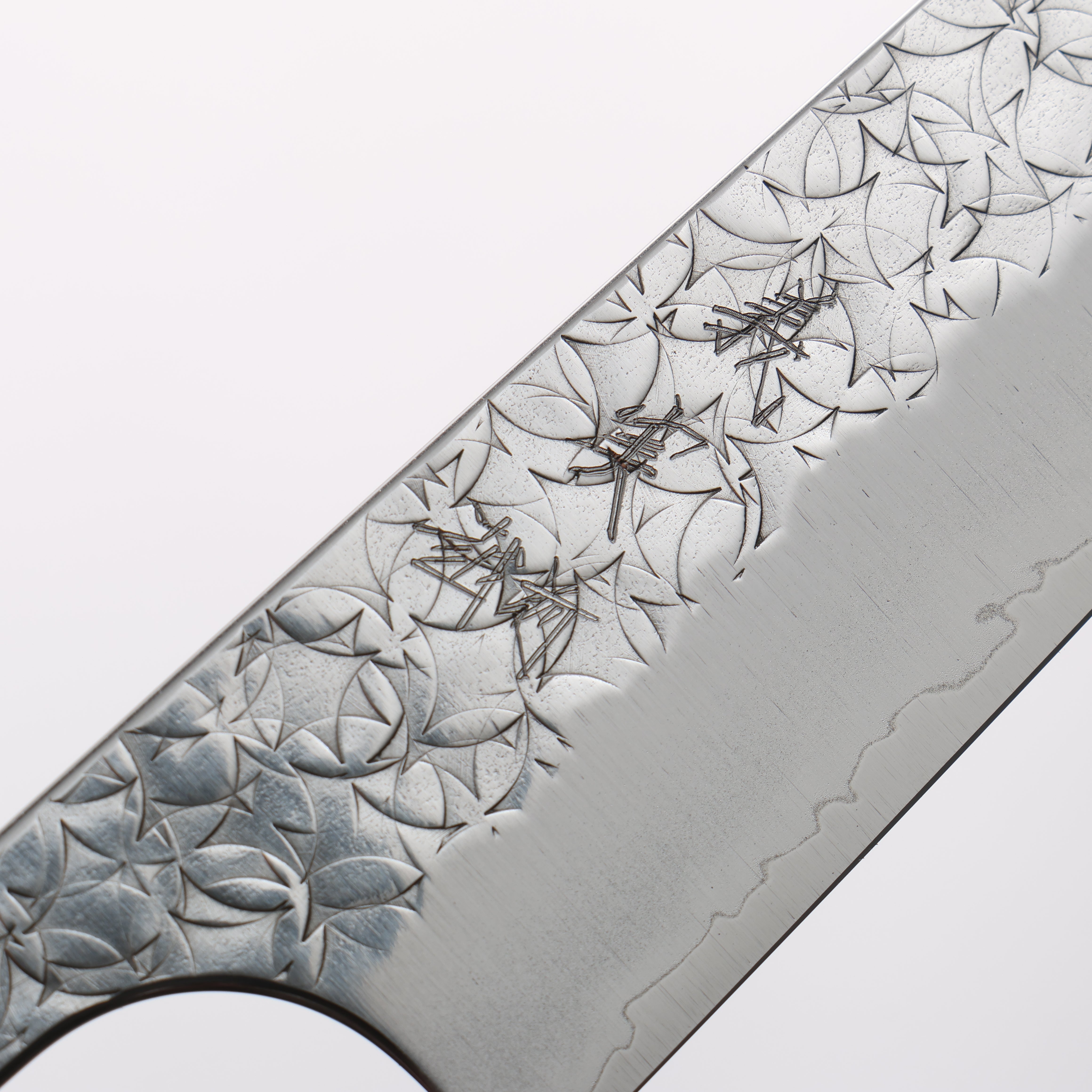 Yoshimi Kato Minamo SG2 Hammered Petty-Utility 150mm Ebony Wood(With White Ring) Handle - Seisuke Knife