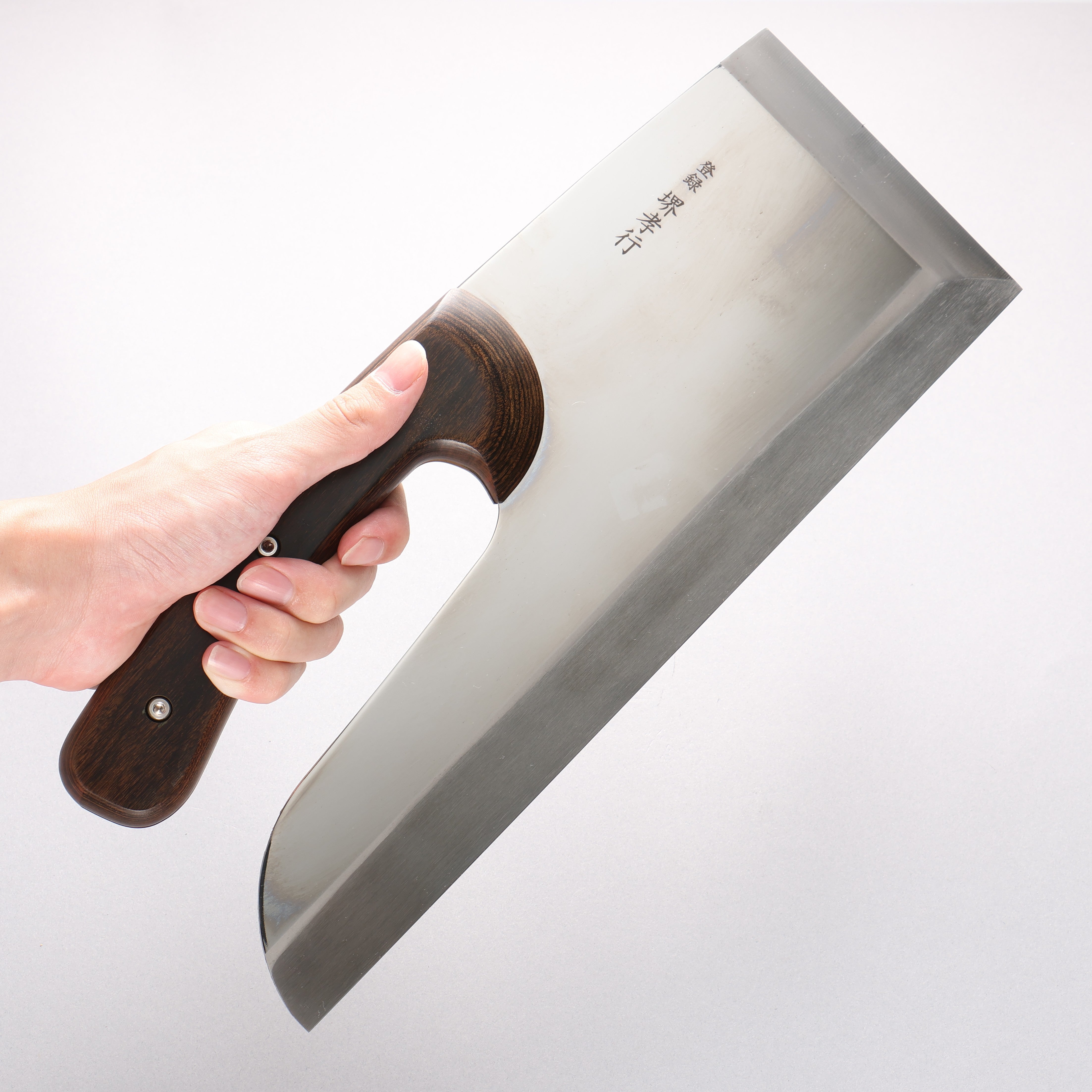 Sakai Takayuki Molybdenum Steel Mirrored Soba 330mm with Drop Handle - Seisuke Knife