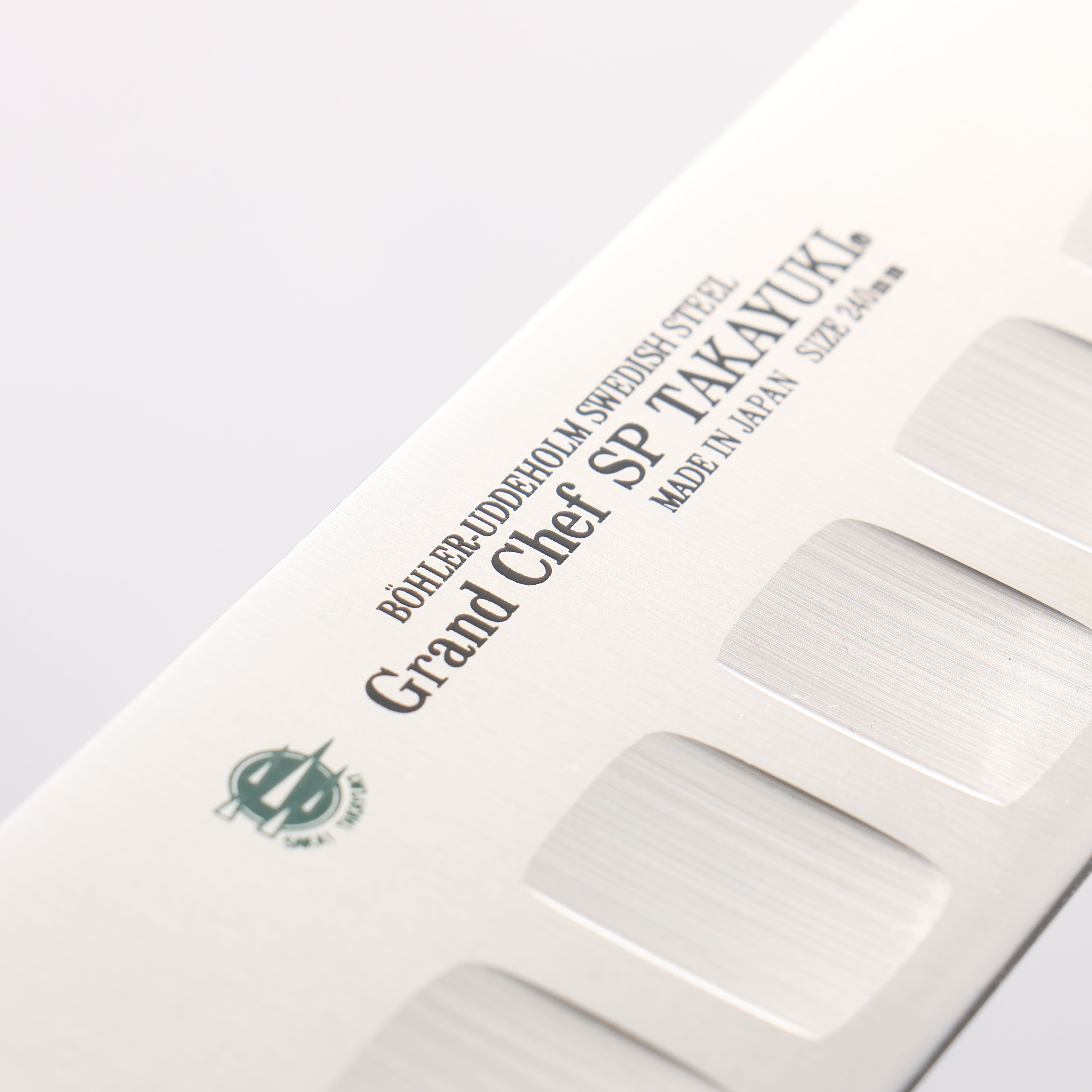 Sakai Takayuki Grand Chef SP Uddeholm Swedish stain-resistant steel Gyuto Salmon 240mm SP Type III (Jungle) Handle - Seisuke Knife