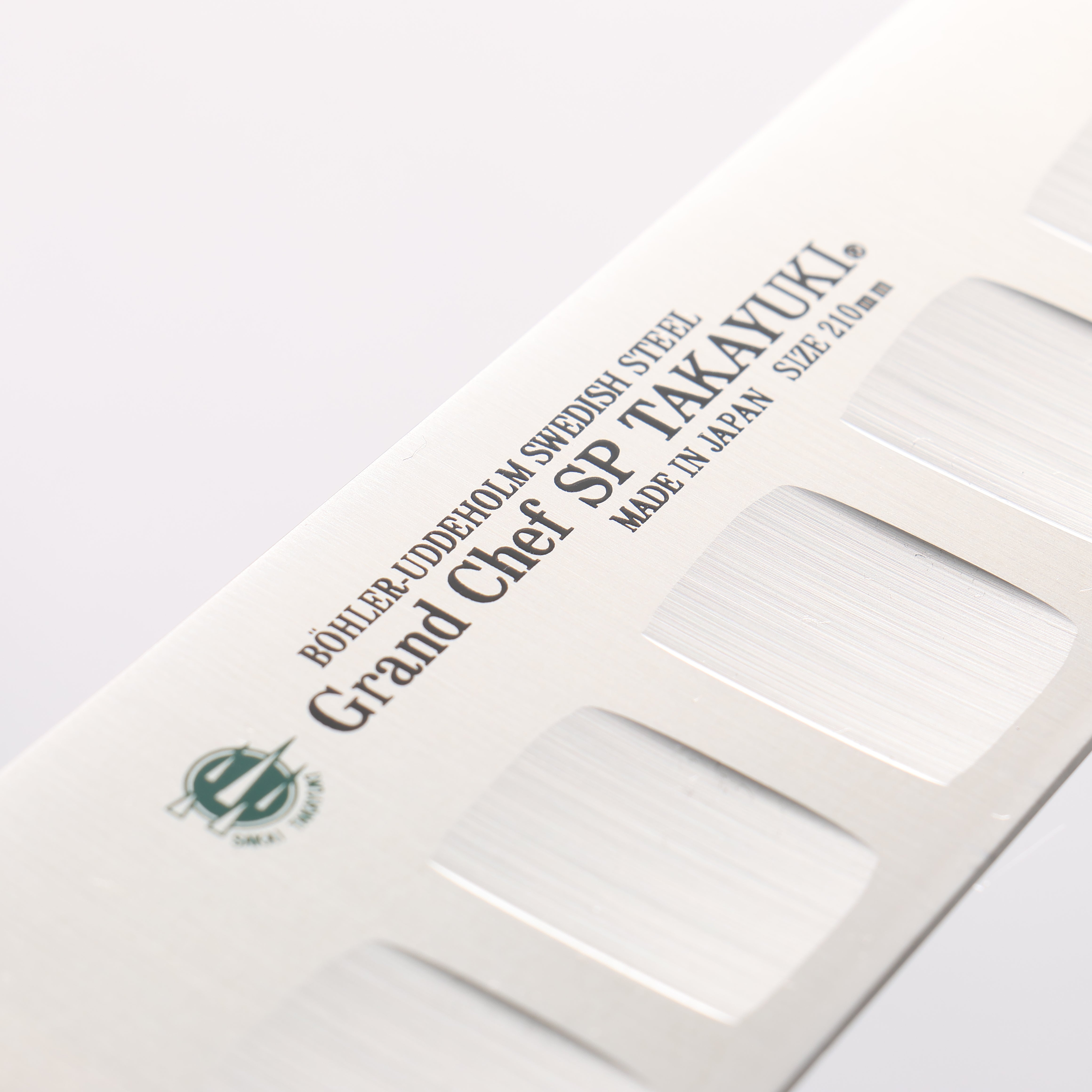 Sakai Takayuki Grand Chef SP Uddeholm Swedish stain-resistant steel Gyuto Salmon 210mm SP Type III (Pearl) Handle - Seisuke Knife