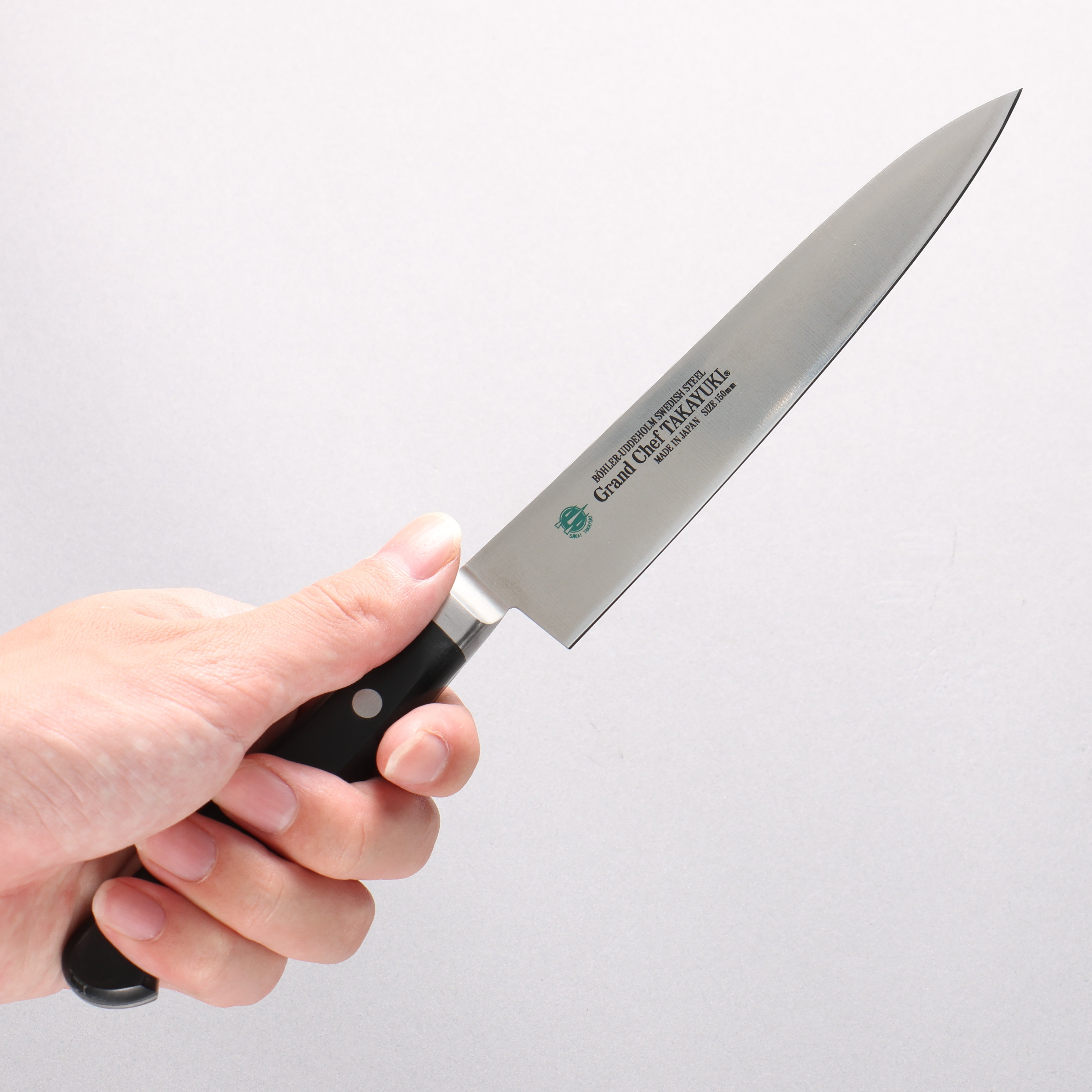 Sakai Takayuki Grand Chef Swedish Steel-stn Petty-Utility 150mm - Seisuke Knife