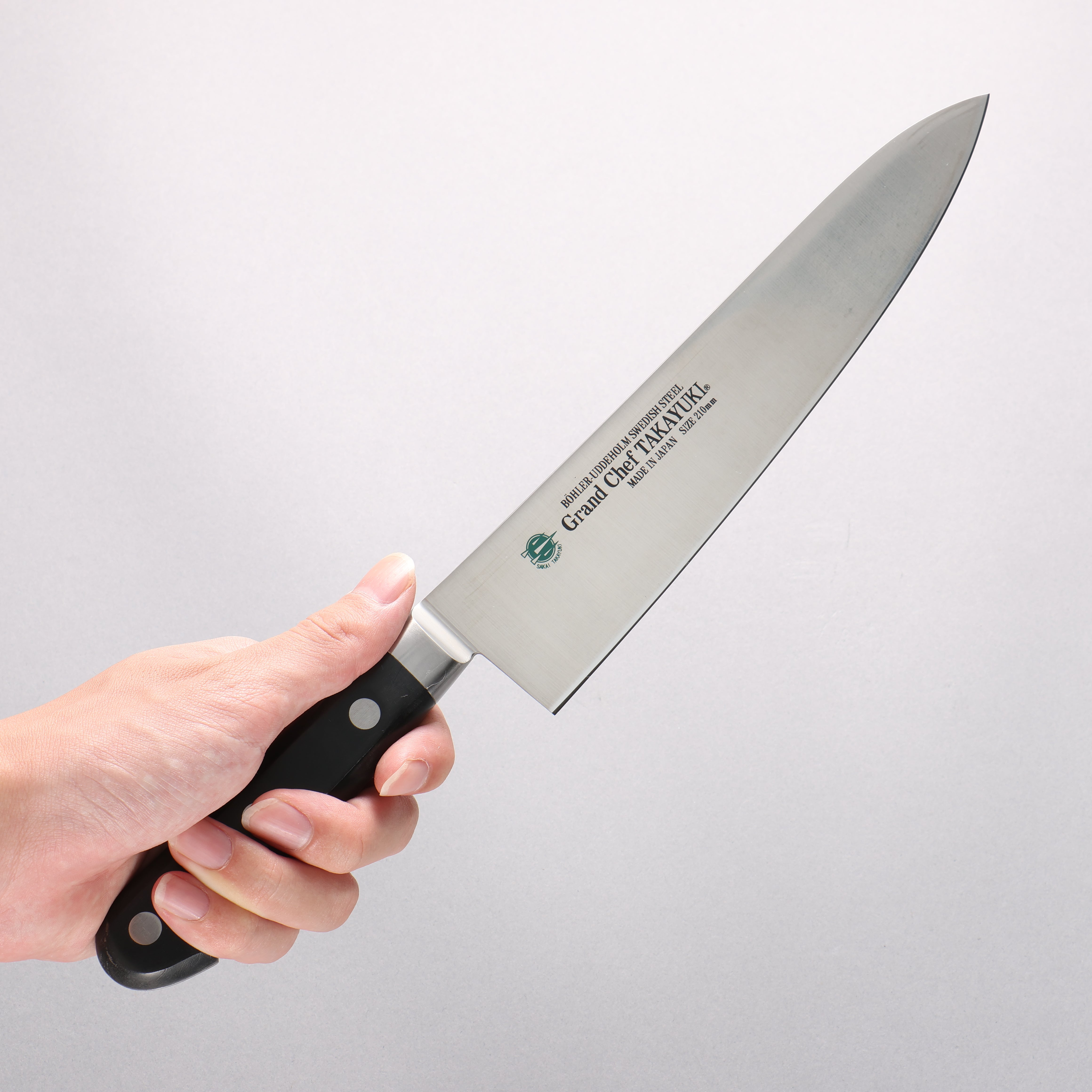 Sakai Takayuki Grand Chef Swedish Steel-stn Gyuto - Seisuke Knife