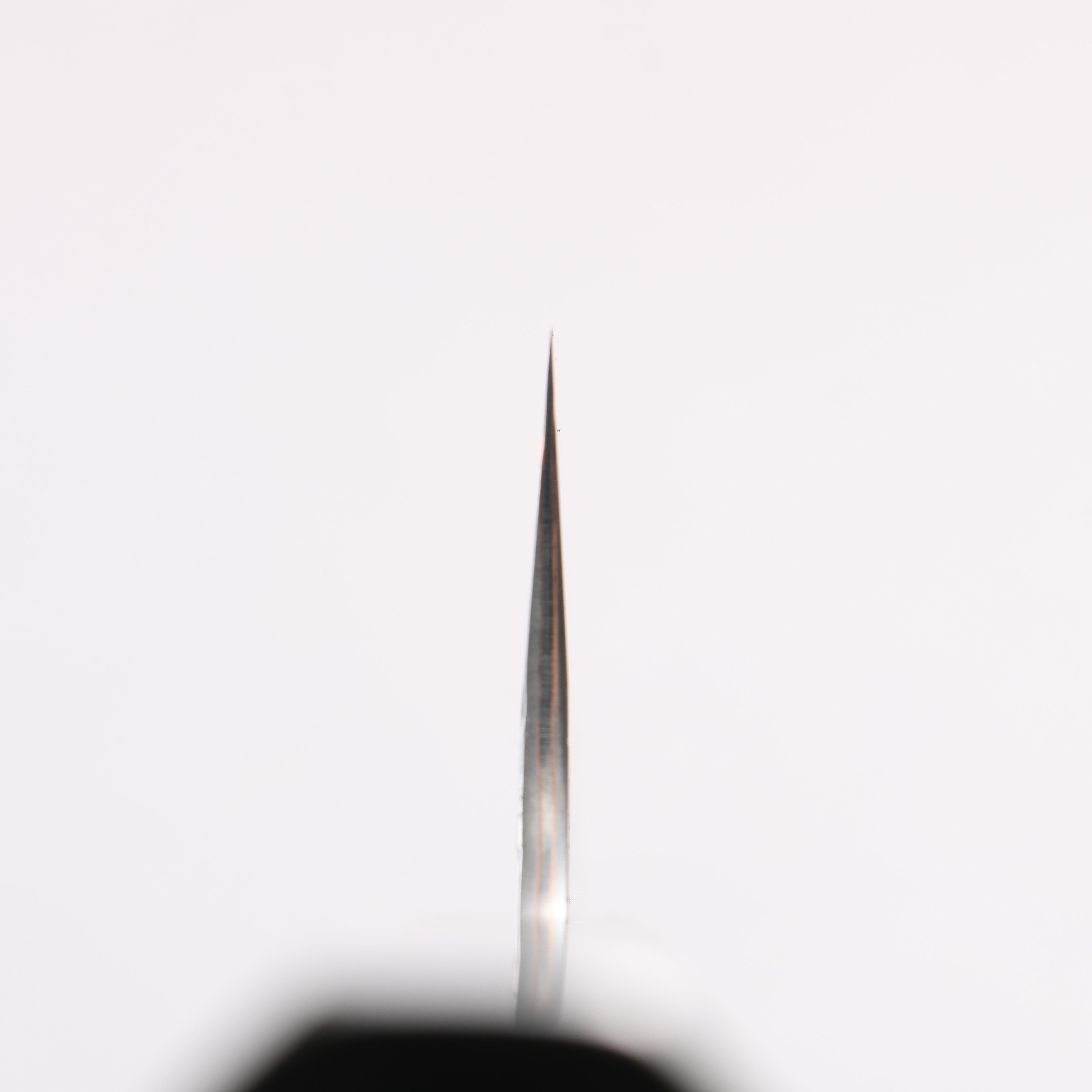 Yu Kurosaki Shizuku V-Toku2 Hammered Black Finished Santoku 170mm Stabilized wood (With Acrylic Ring) Handle - Seisuke Knife