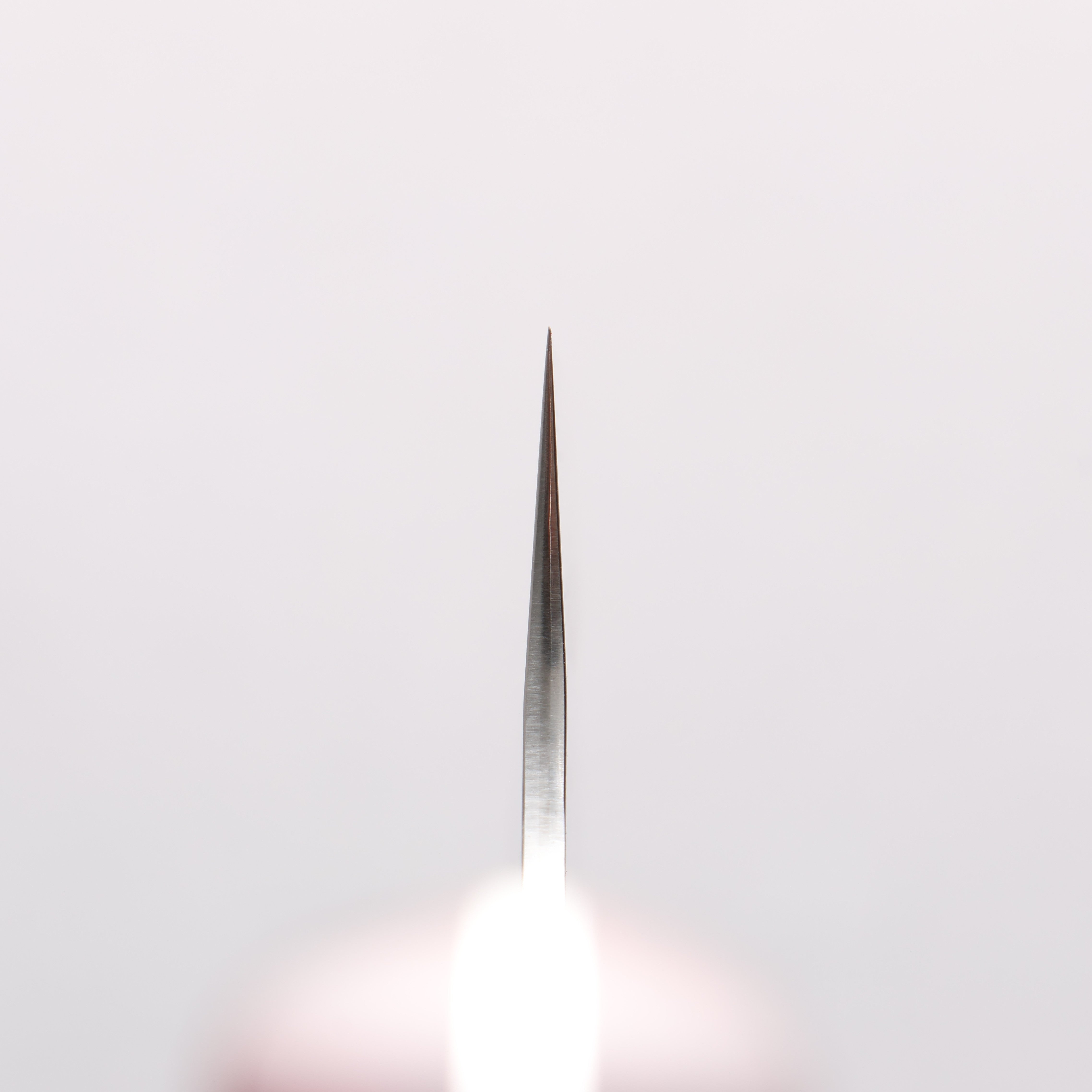 Yu Kurosaki Shizuku SG2 Hammered Damascus Kiritsuke Gyuto 210mm Red and Wood Pattern Acrylic Handle - Seisuke Knife