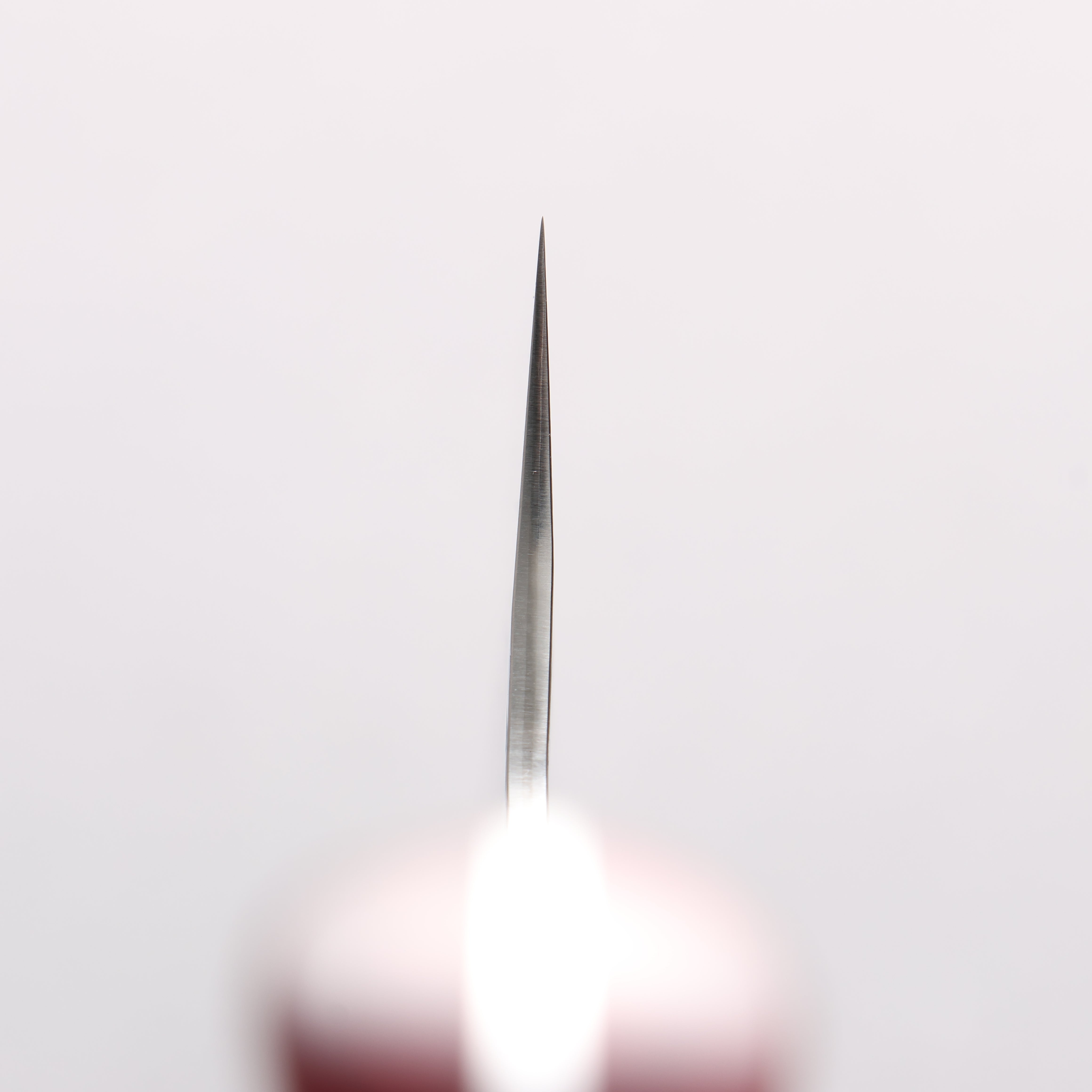 Yu Kurosaki Shizuku SG2 Hammered Damascus Kiritsuke Gyuto 240mm Red and Wood Pattern Acrylic Handle with Sheath - Seisuke Knife