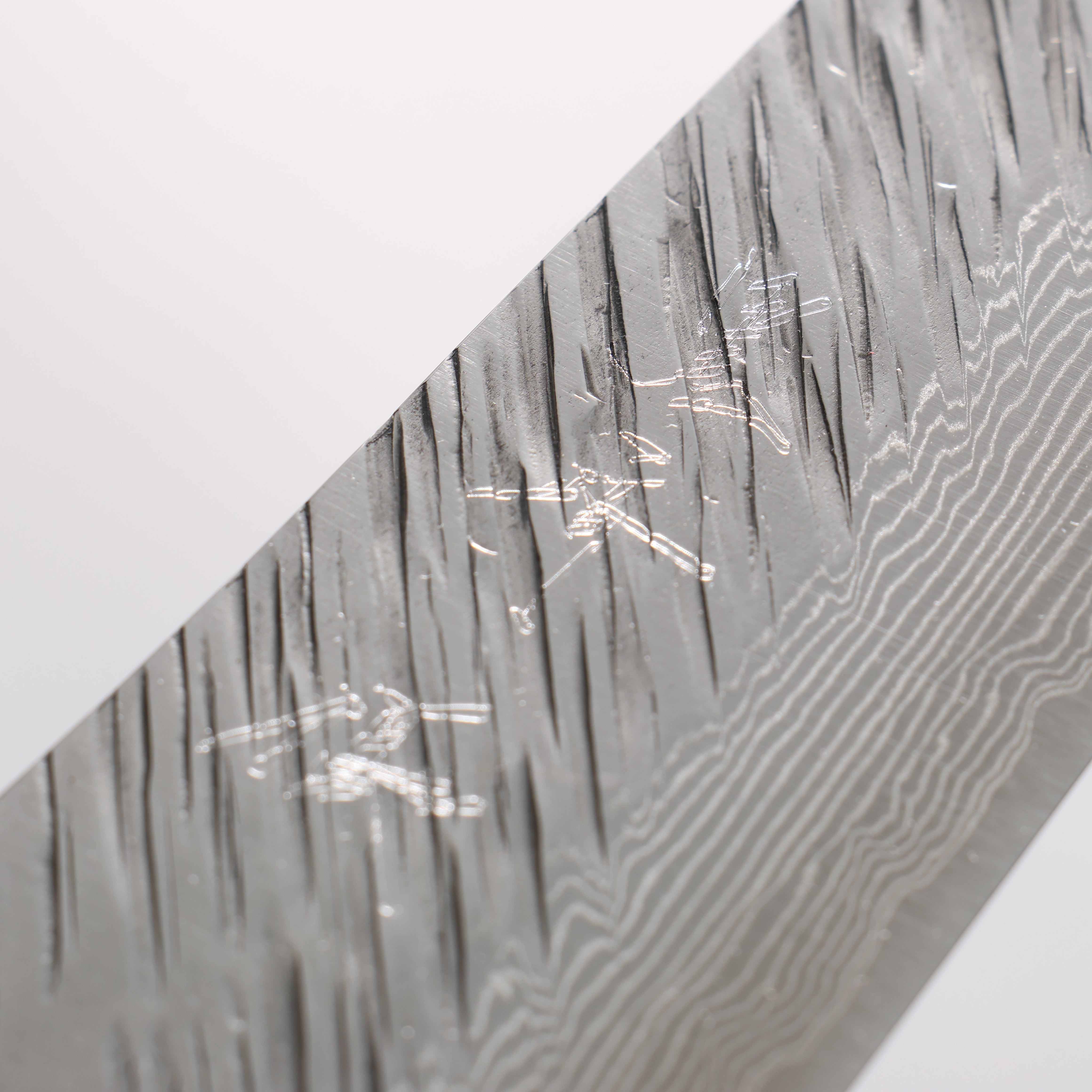 Yu Kurosaki Fujin SG2 Hammered Damascus Kiritsuke Gyuto 180mm Green and Wood Pattern Acrylic Handle with Sheath - Seisuke Knife